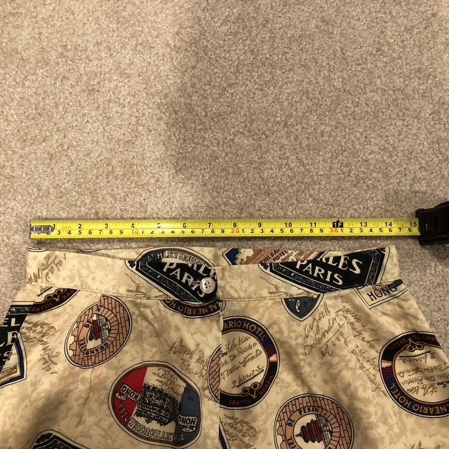 Diane von Furstenberg Vintage Parisian Hotel Themed Skirt Size 12 Size 25" / US 0 / IT 36 - 5 Thumbnail