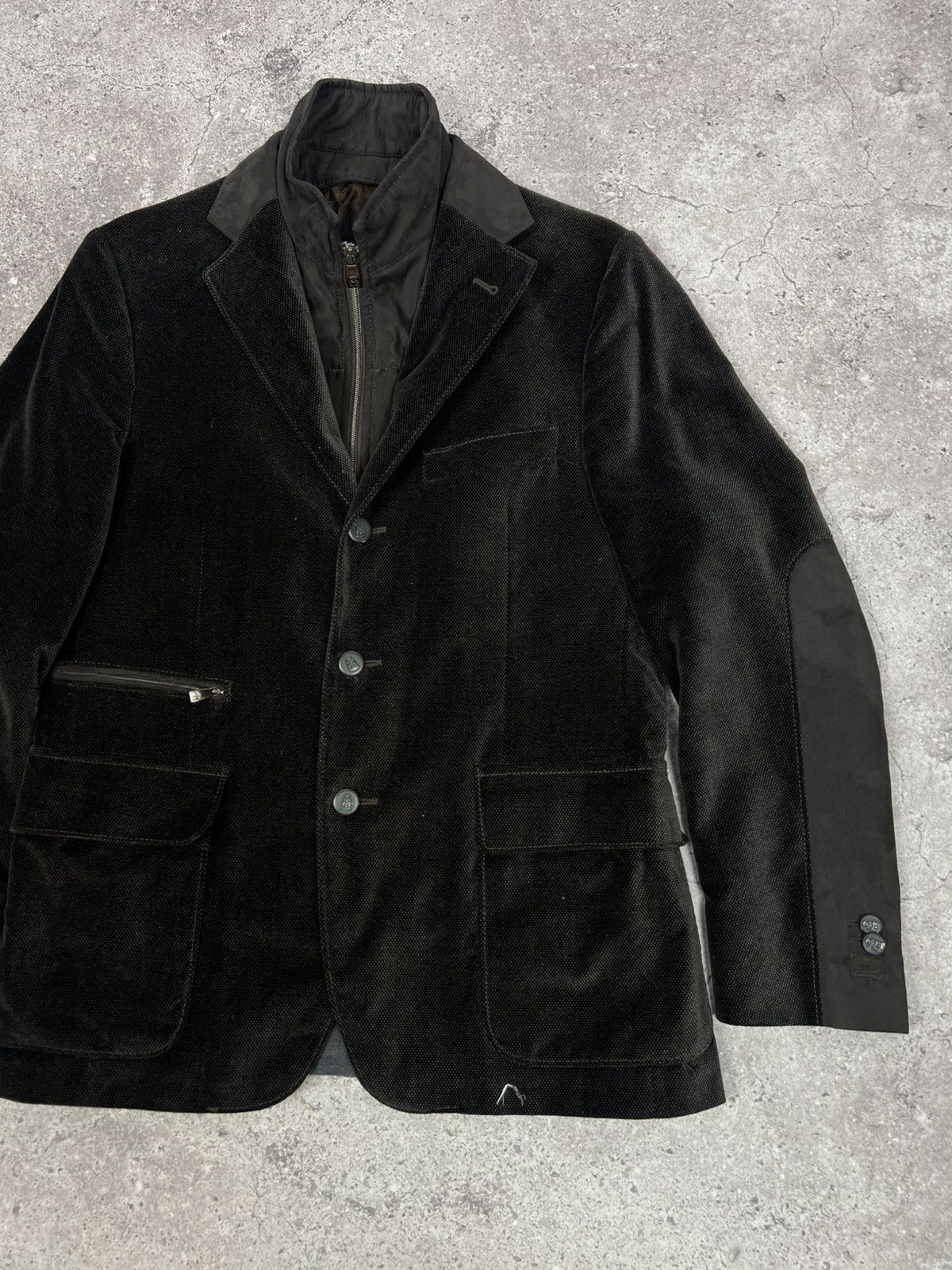 Corneliani Corneliani ID Men's Brown Baumwolle Blazer Jacket Coat Size US M / EU 48-50 / 2 - 3 Thumbnail