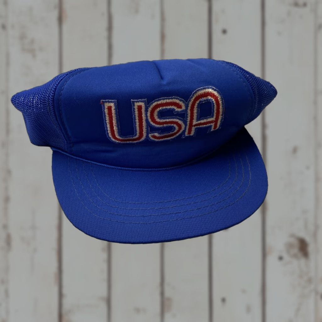 Vintage VINTAGE Youngan Cap Trucker Hat USA Rope Snap Back Adjustable Turquoise Men Hat Size ONE SIZE - 1 Thumbnail
