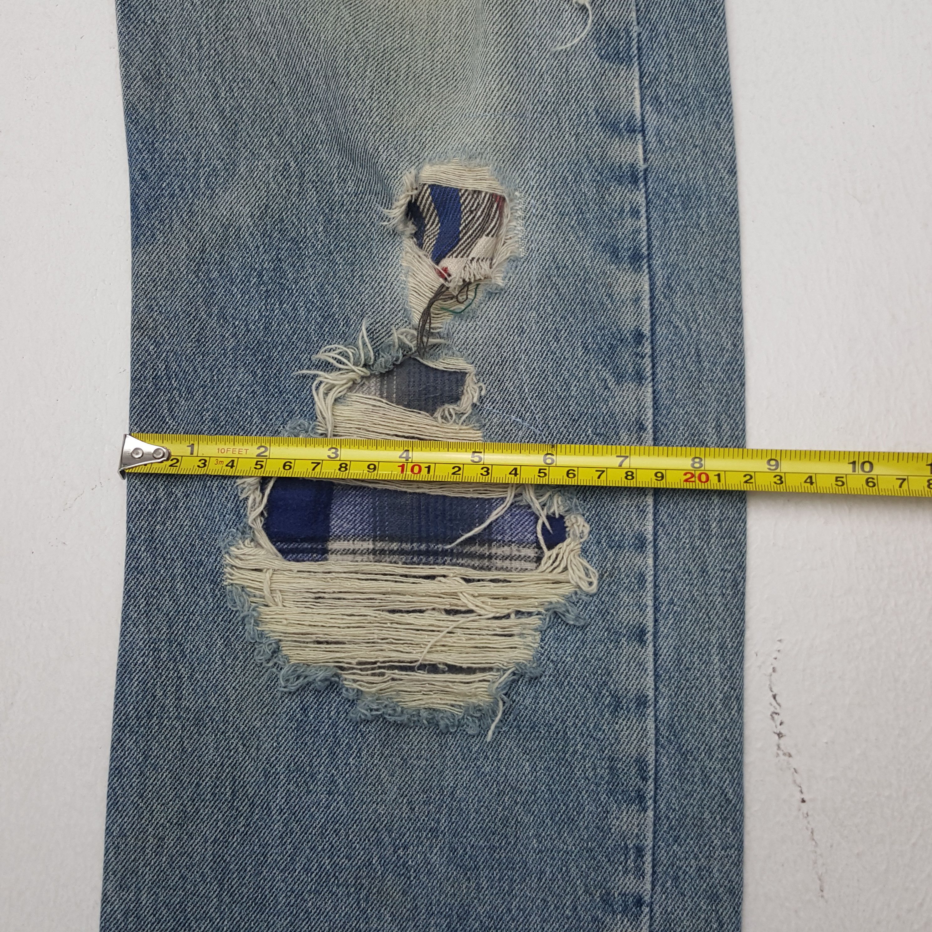 If Six Was Nine × Levi's × Vintage Vintage Levi's American Style Distressed Denim Jeans Size US 32 / EU 48 - 13 Thumbnail
