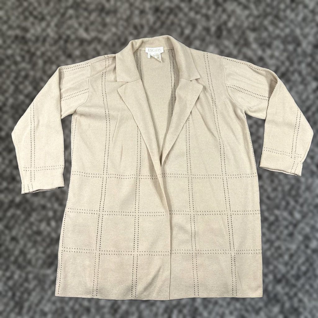 Escada VINTAGE Escada Margaretha Ley Women's Blazer Size 44 Wool Blend Long Sleeve Slim Fit Brown Size M / US 6-8 / IT 42-44 - 1 Thumbnail
