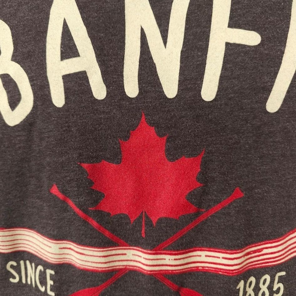 Vintage Banff National Park T Shirt Gray Mens XS Tee Canada Travel Destination Adventure Nature Shirt Mens XS Gray Banff National Park Tee Size US XS / EU 42 / 0 - 3 Thumbnail
