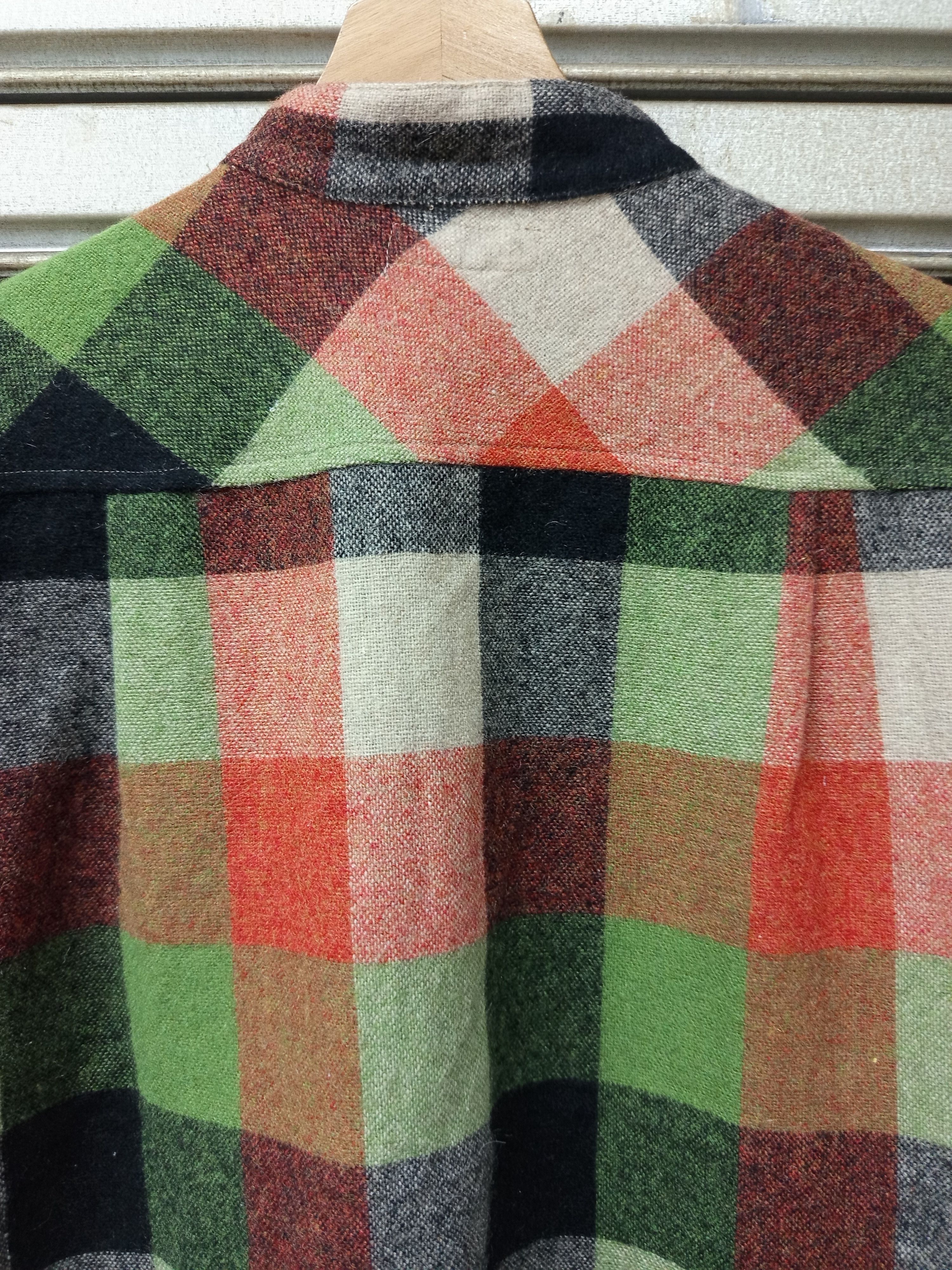 Japanese Brand Japan wool blend plaid pullover shirt. Size L / US 10 / IT 46 - 11 Thumbnail