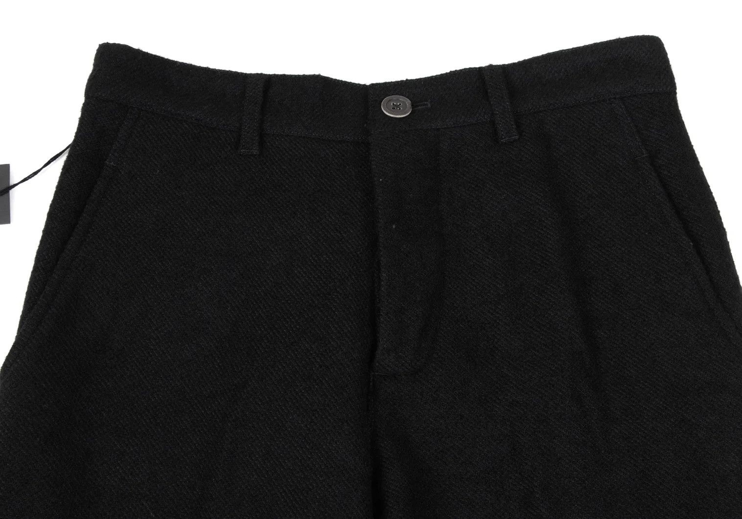 Ann Demeulemeester Wool Blend Button Fly Pants in Black XXS Size US 26 / EU 42 - 3 Thumbnail