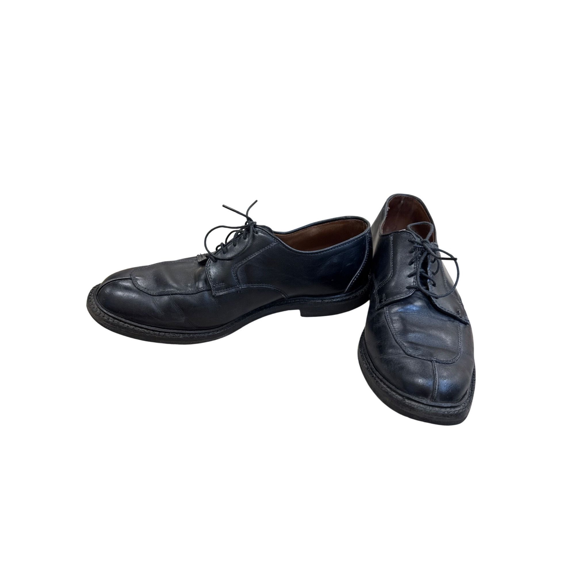 Allen Edmonds Allen Edmonds Mens Black Leather Derby Oxfords Size 9.5D SKU Size US 9.5 / EU 42-43 - 2 Thumbnail