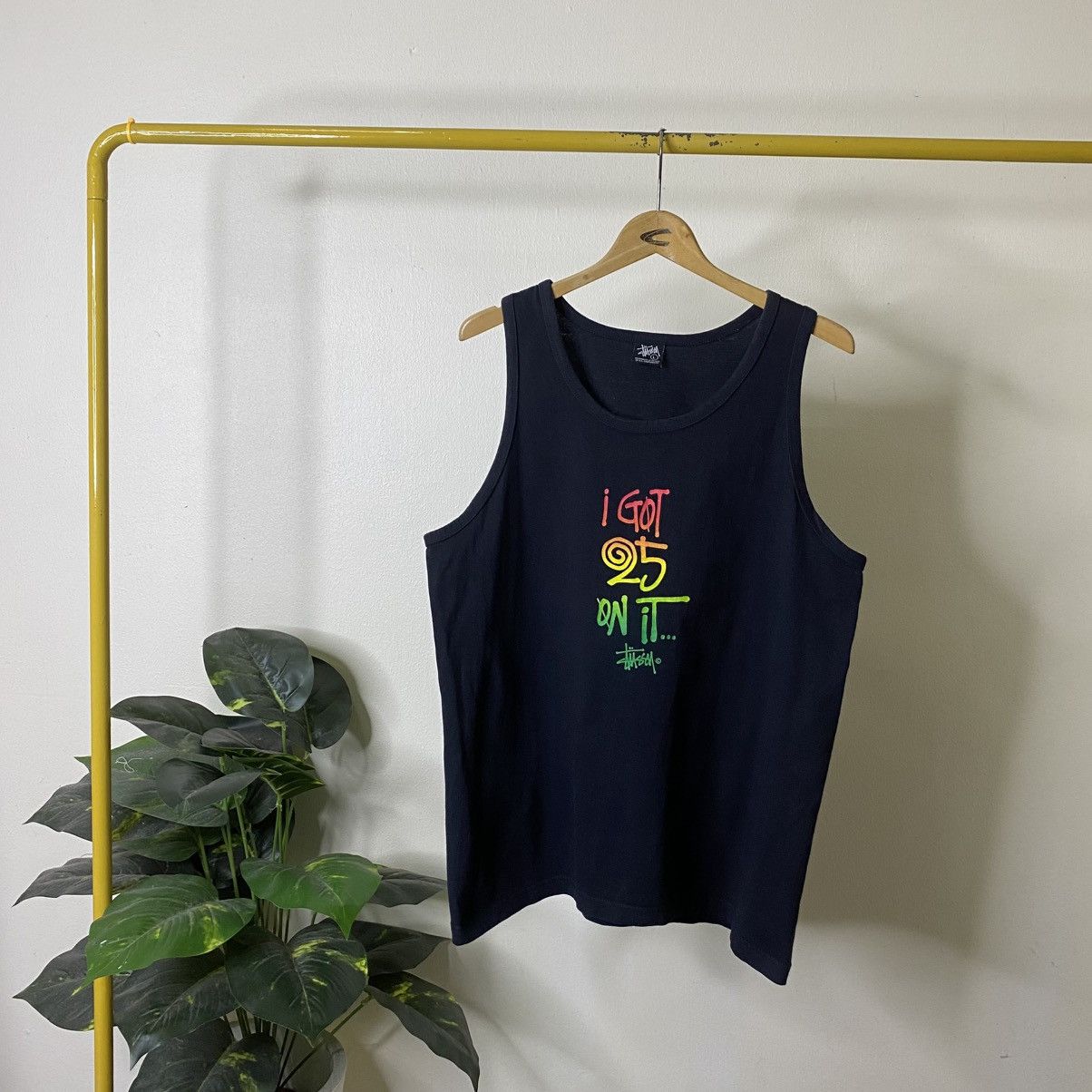 Stussy Vintage Y2K Stussy I Got 25 On It Tank Top Size US L / EU 52-54 / 3 - 1 Thumbnail