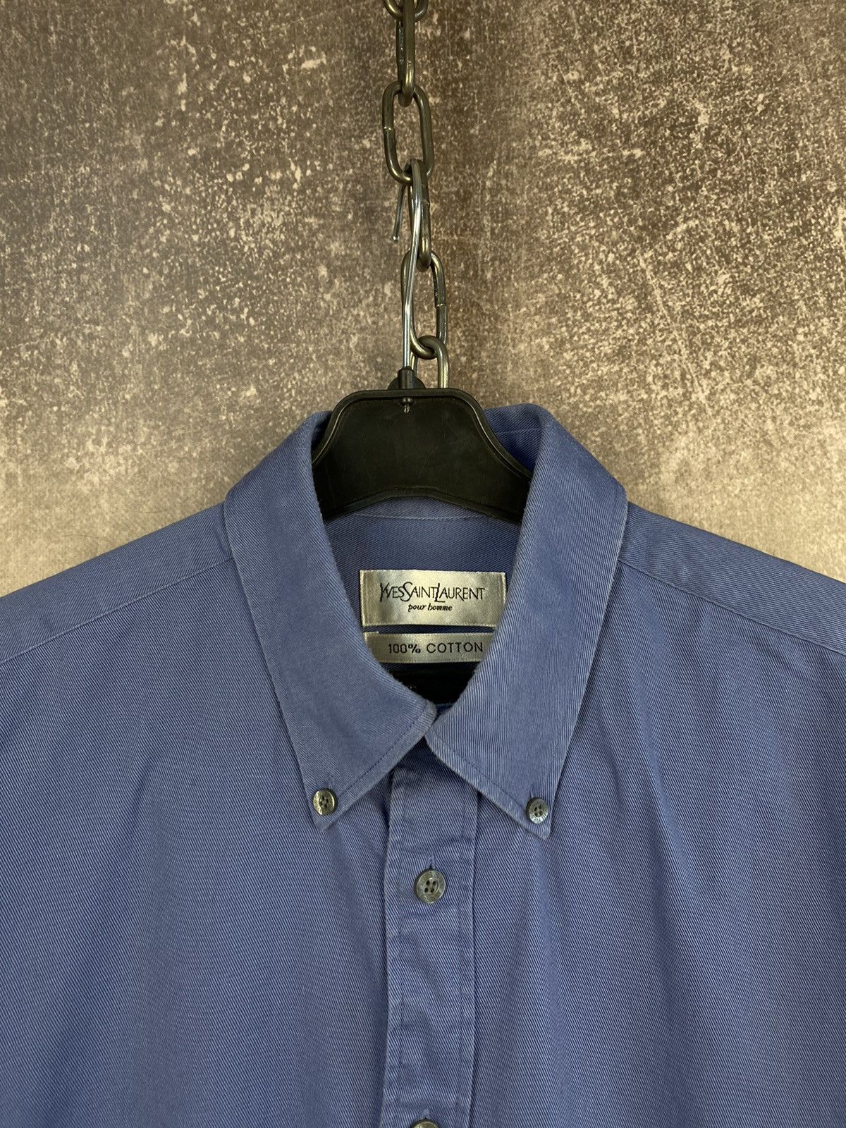 Saint Laurent Paris Cotton YSL Shirt Heavy Yves Saint Laurent Overshirt Size US M / EU 48-50 / 2 - 3 Thumbnail