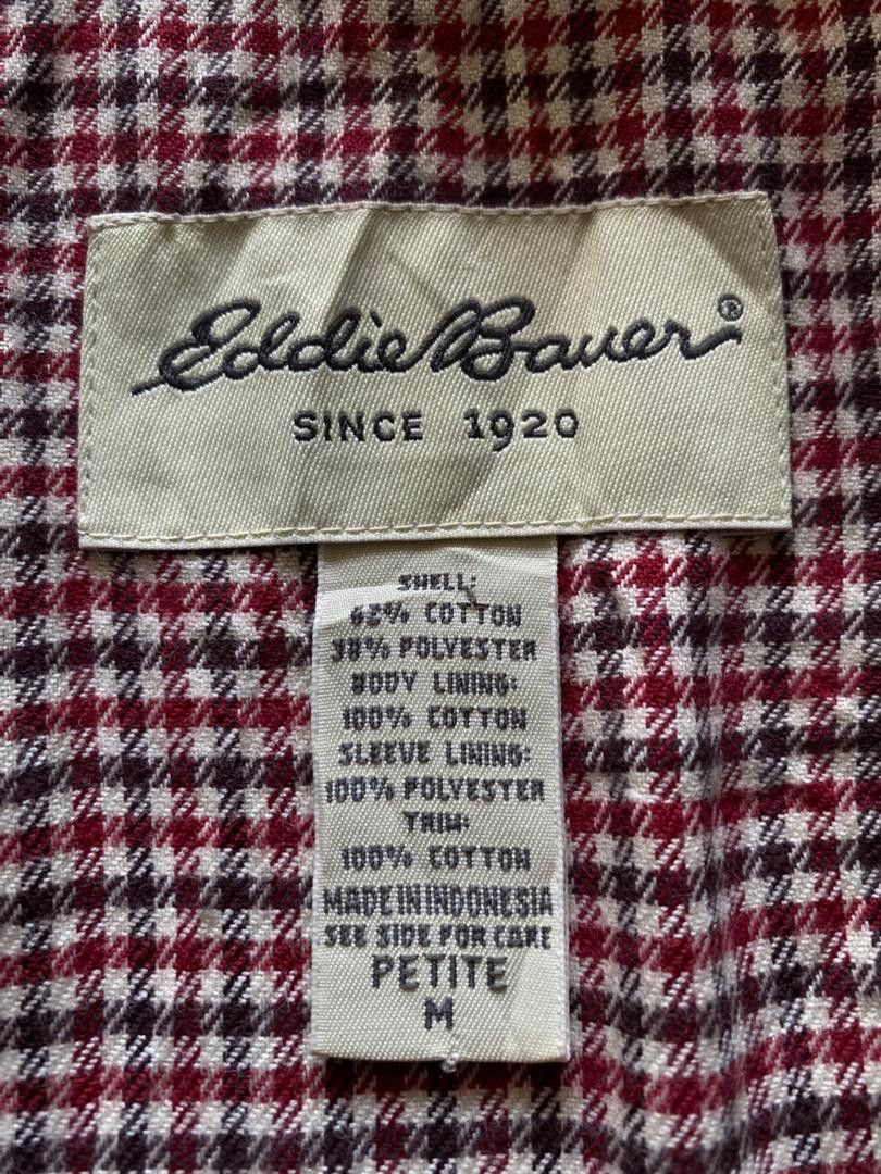 Vintage Eddie Bauer Button Meroon Jacket Size US M / EU 48-50 / 2 - 4 Thumbnail