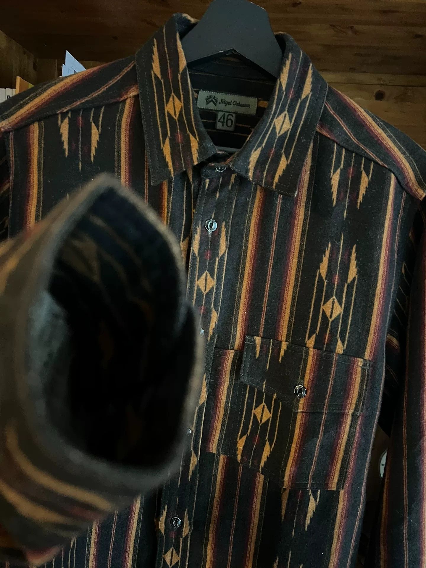 Nigel Cabourn Nigel Cabourn Navajo Shirt Size US S / EU 44-46 / 1 - 4 Thumbnail