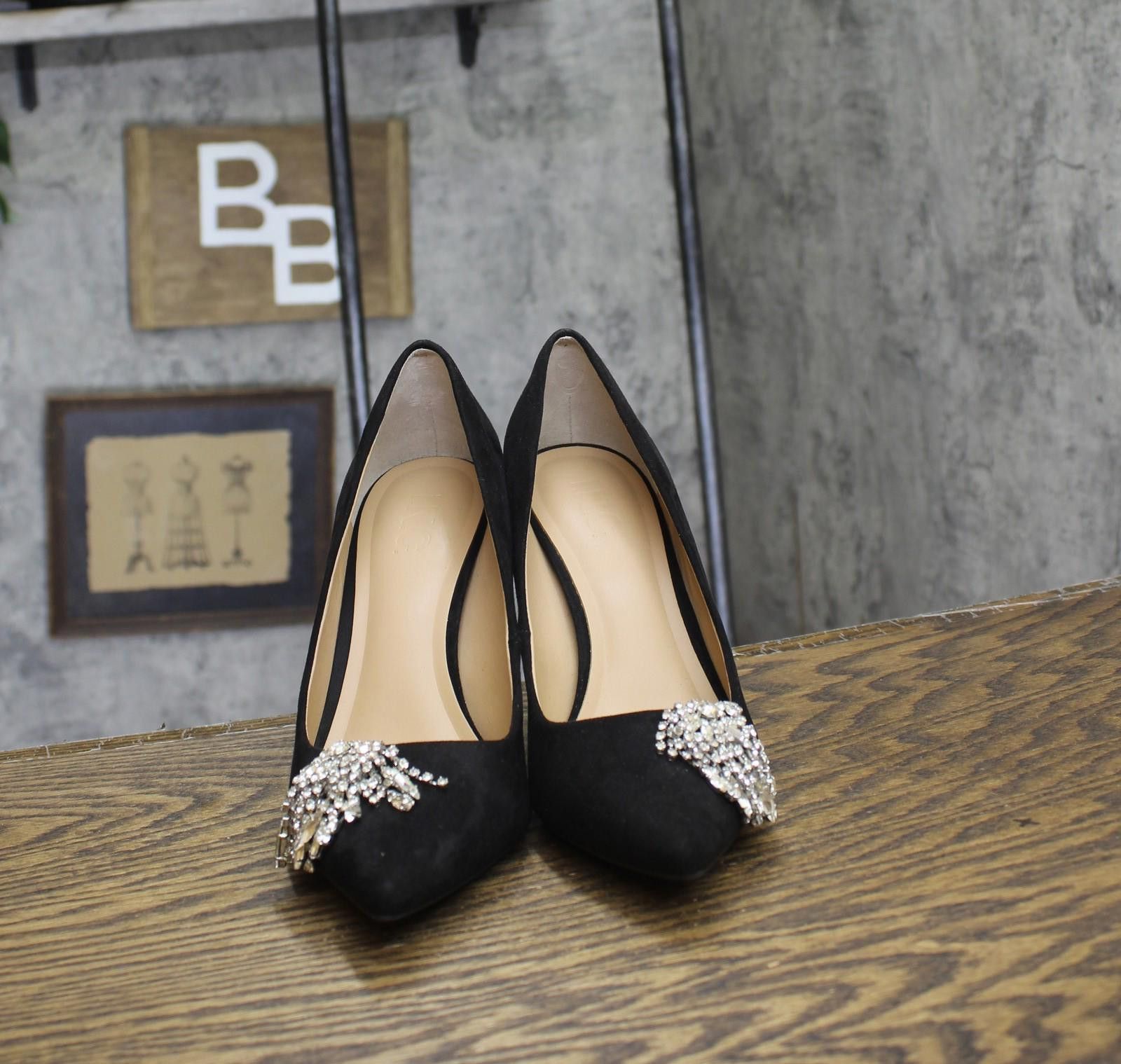 Other Inc International Concepts Pumps Heels Black Microsuede 8m Size US 8 / IT 38 - 3 Thumbnail