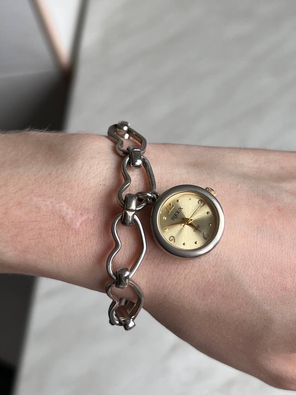 Japanese Brand × Vintage Vintage ❤️ Heart Japanese style futuristic Steel Watch Size ONE SIZE - 10 Thumbnail