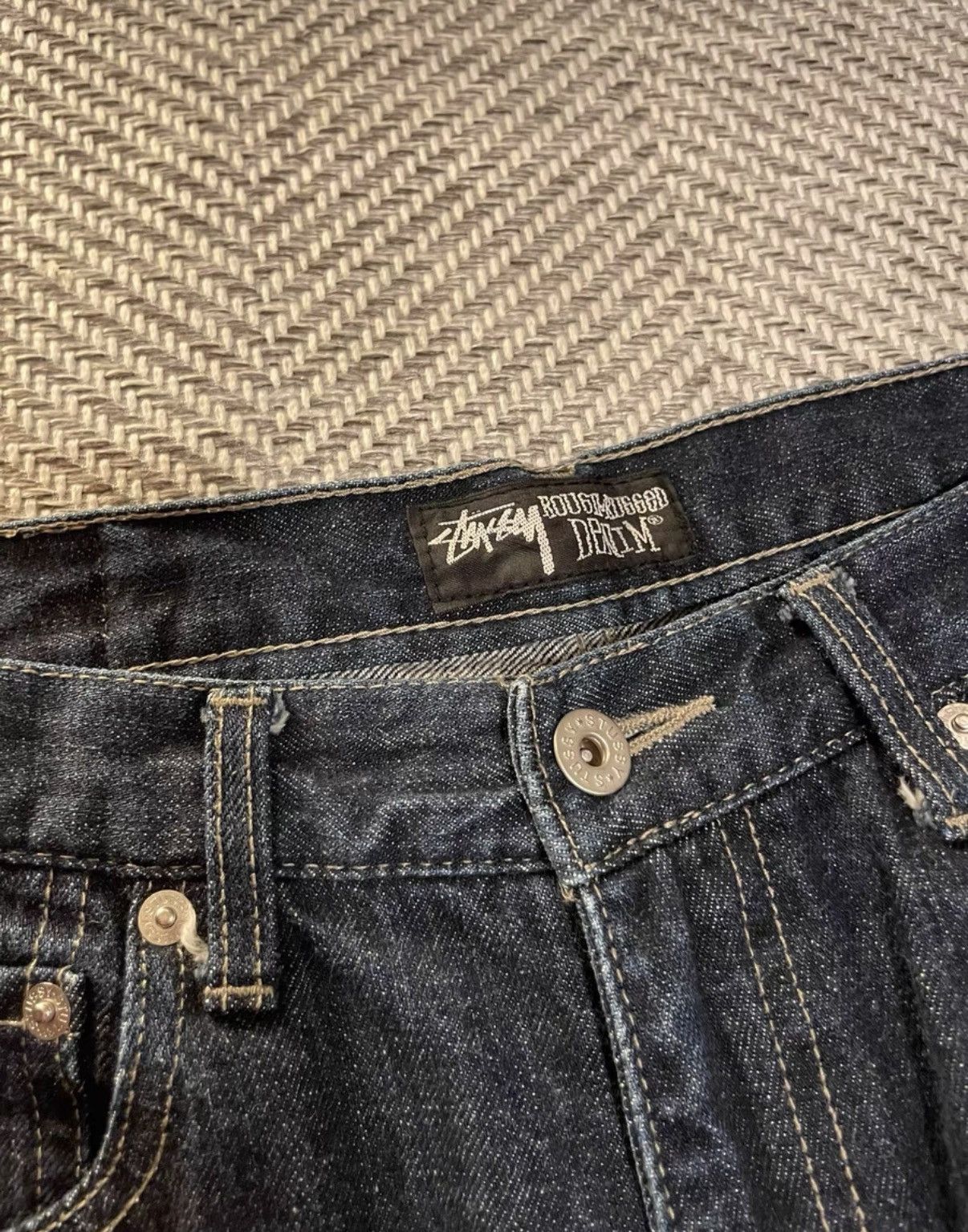 Stussy Stussy Vintage Logo Jeans K24 Size US 32 / EU 48 - 6 Thumbnail