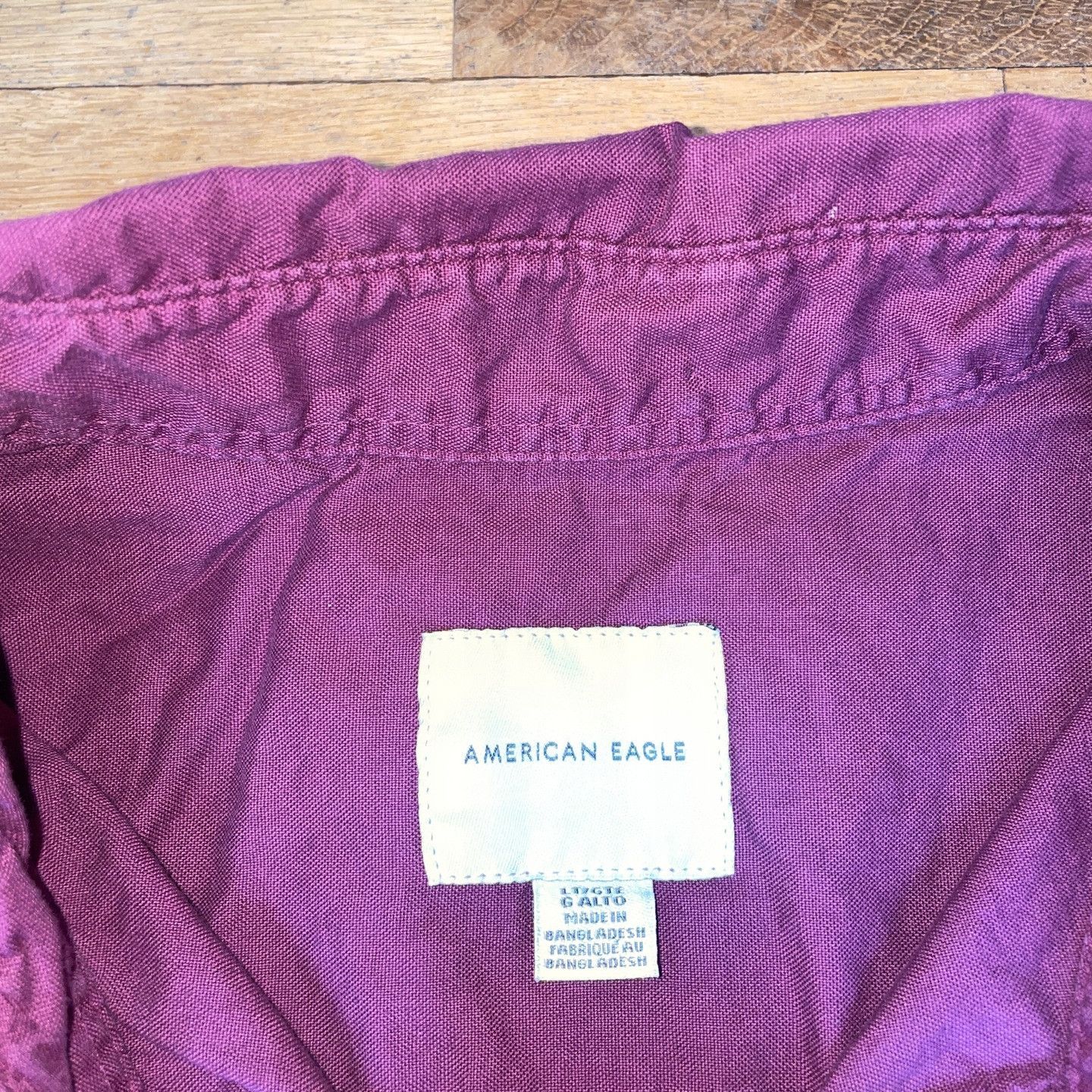 American Eagle Outfitters American Eagle Men's Shirt Summer Cotton Elegant Size L Size US L / EU 52-54 / 3 - 3 Thumbnail