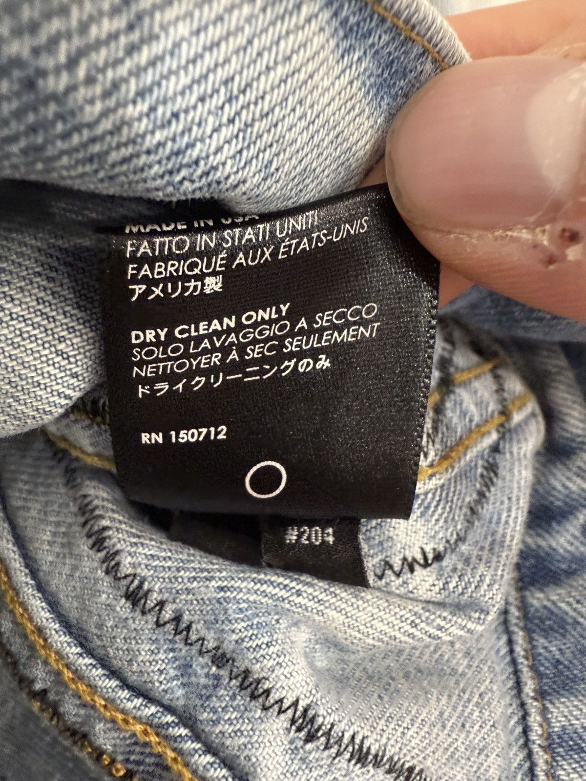 Amiri Amiri Snake Denim Jacket Size US L / EU 52-54 / 3 - 9 Thumbnail