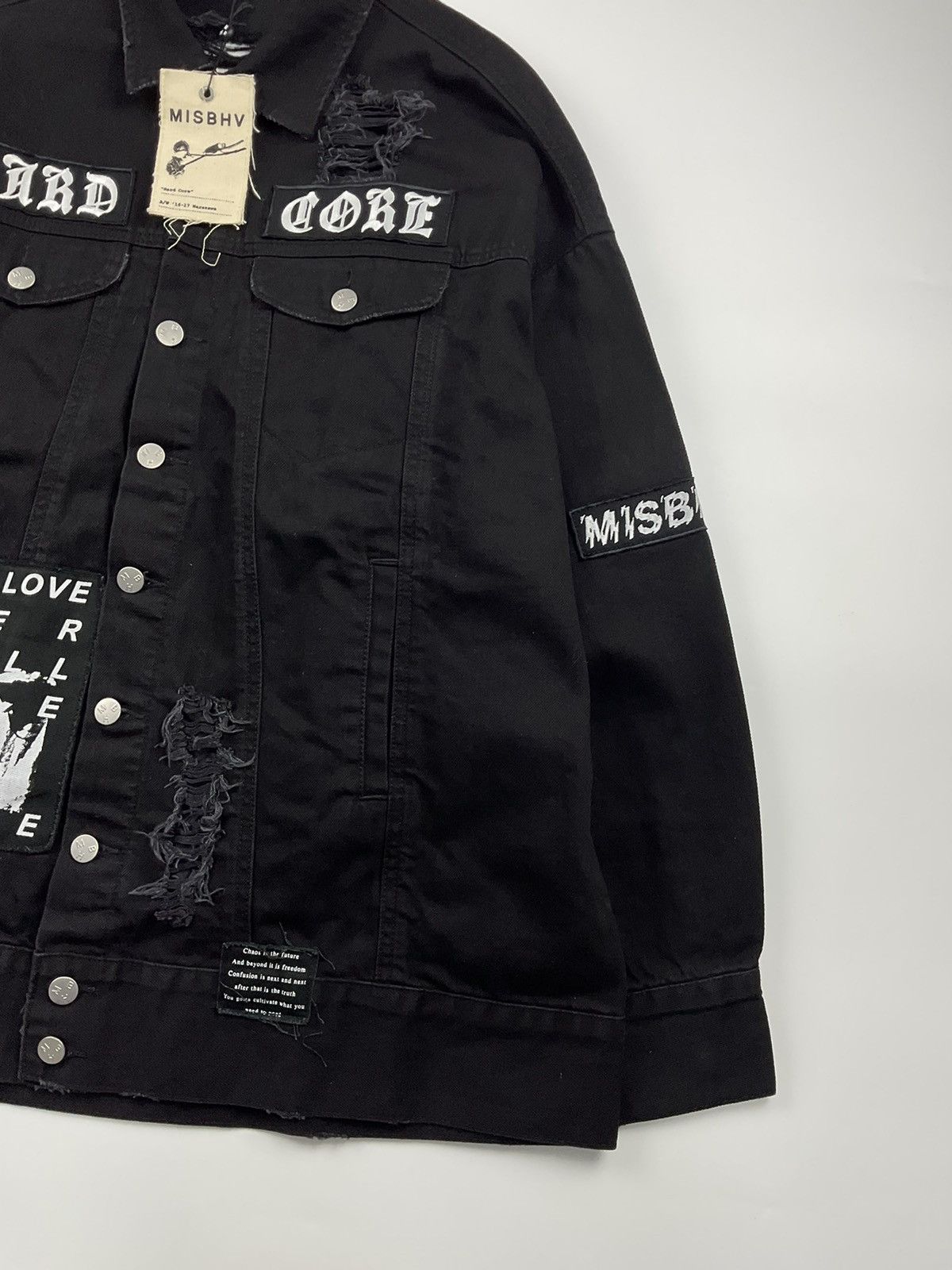Misbhv MISBHV A/W'16-17 "Hard Core" Denim Jacket Size US L / EU 52-54 / 3 - 4 Thumbnail