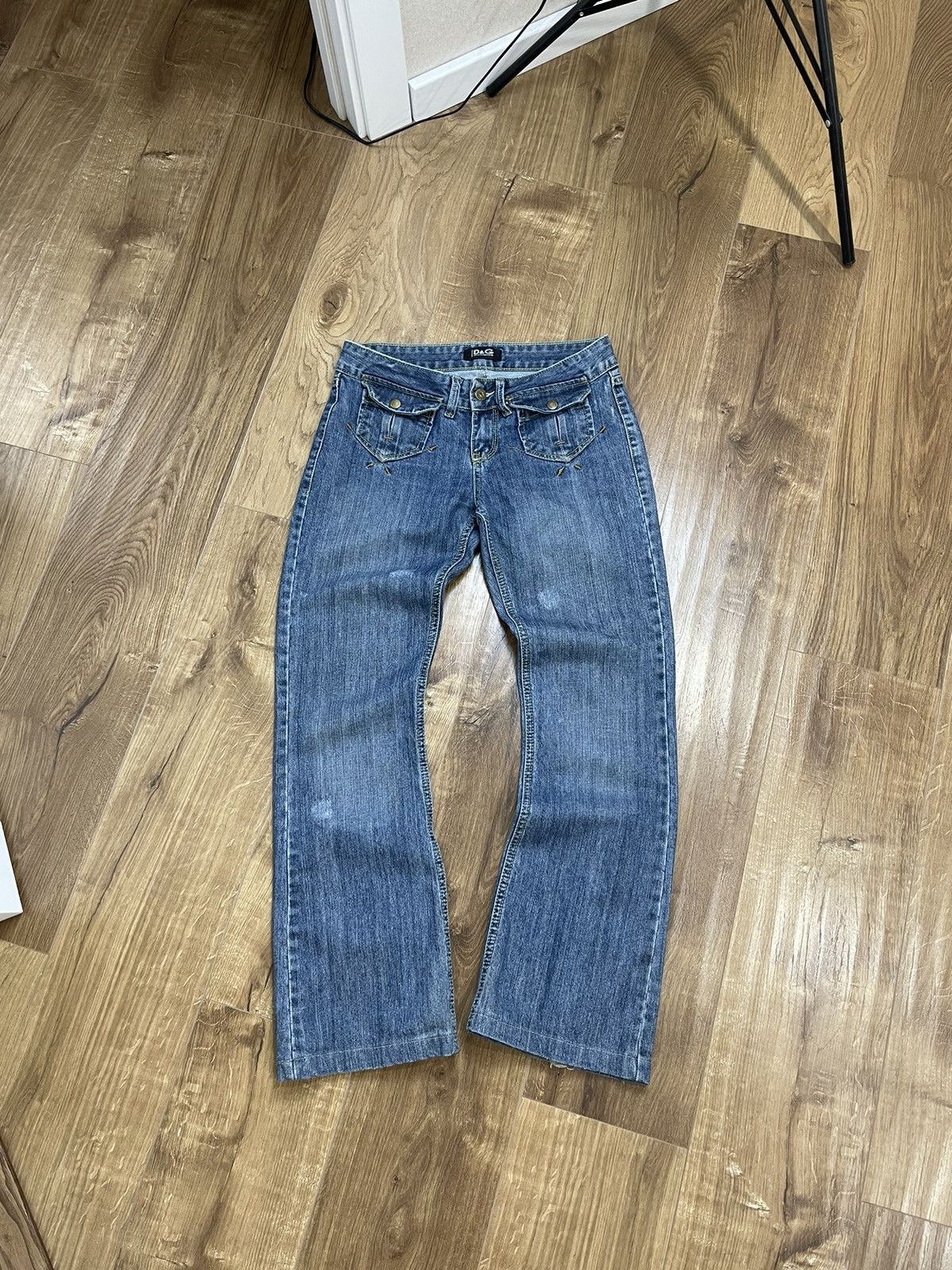 Vintage Dolce&Gabbana Y2K Style Blue Stonewashed Denim Jeans