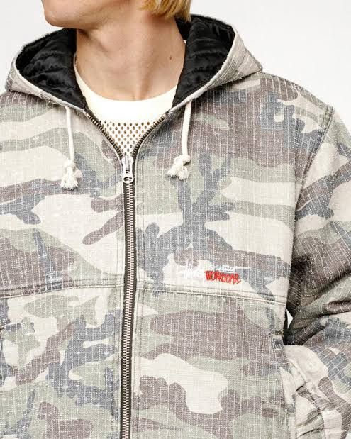 Stussy Stussy Canvas Needle Punch Woodland Camo | Grailed