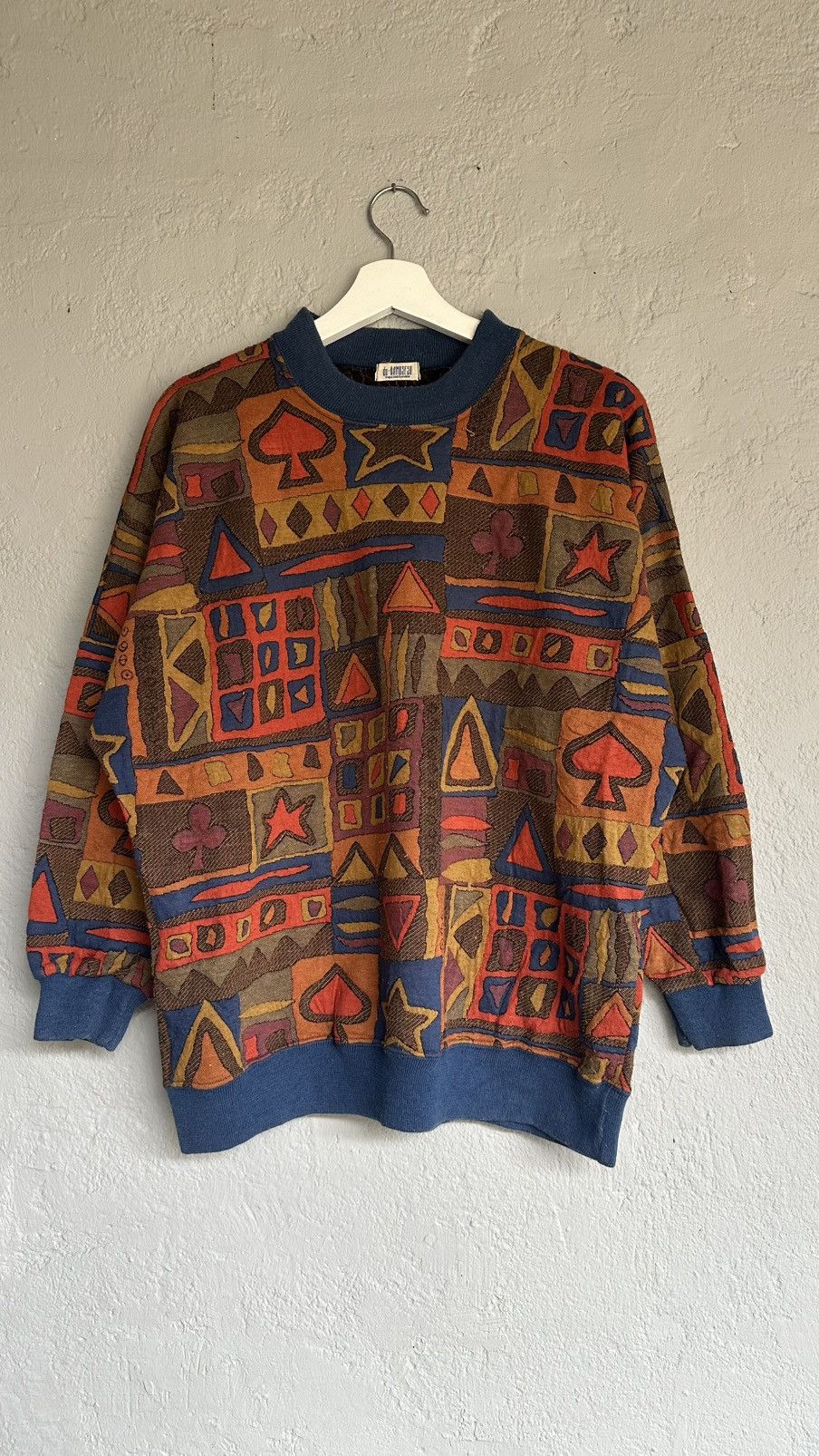 Japanese Brand Vintage 80s Crewneck patchwork Size M / US 6-8 / IT 42-44 - 1 Thumbnail