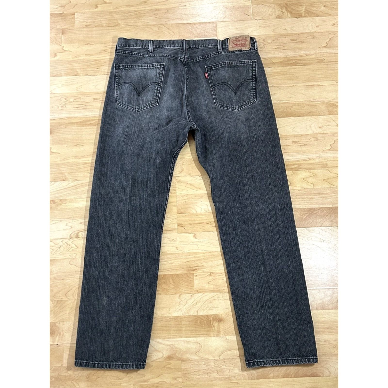 Levi's Levi's 505 Regular Fit Straight Denim Black Jeans Mens Size 40x32 Denim Jeans Mens Regular 40 32 Black Levi's 505 Straight 40x32 Size US 40 / EU 56 - 2 Thumbnail