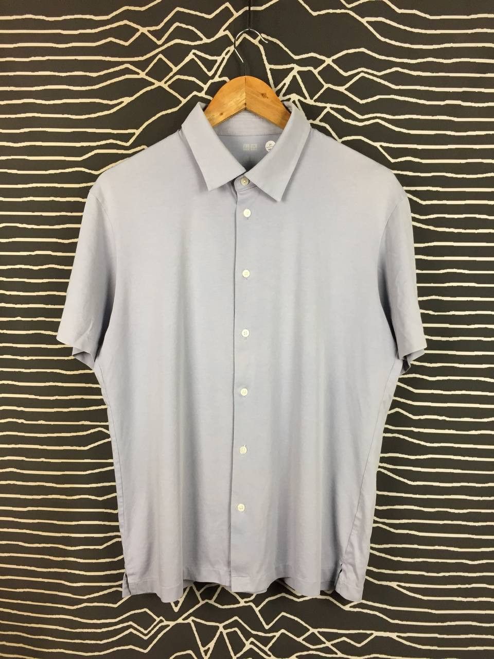 Uniqlo Uniqlo AIRism Cotton Full Open Short Sleeve Polo Shirts Size US L / EU 52-54 / 3 - 1 Thumbnail