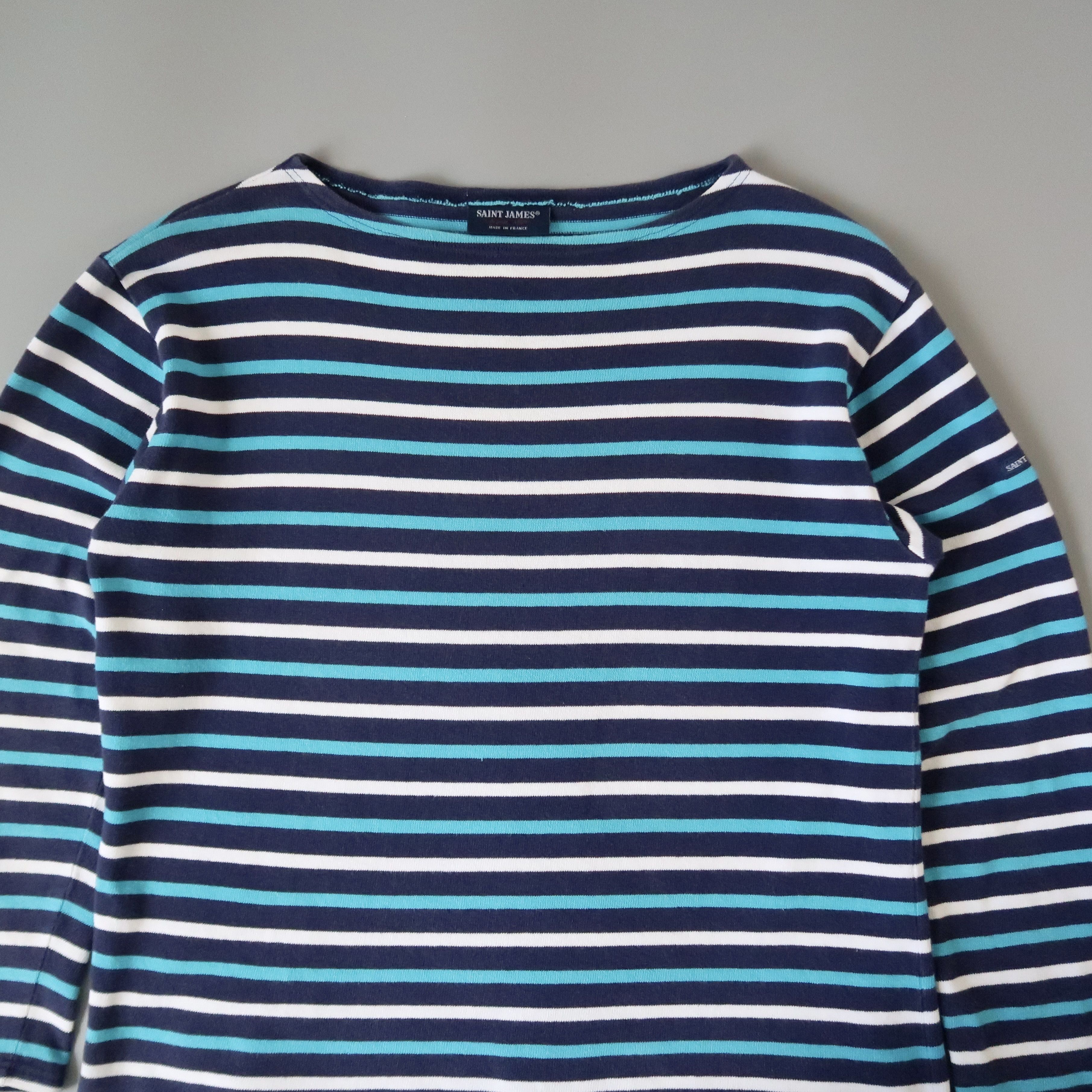 Saint James SAINT JAMES heavyweight cotton striped breton shirt, 3.5 Size US S / EU 44-46 / 1 - 4 Thumbnail