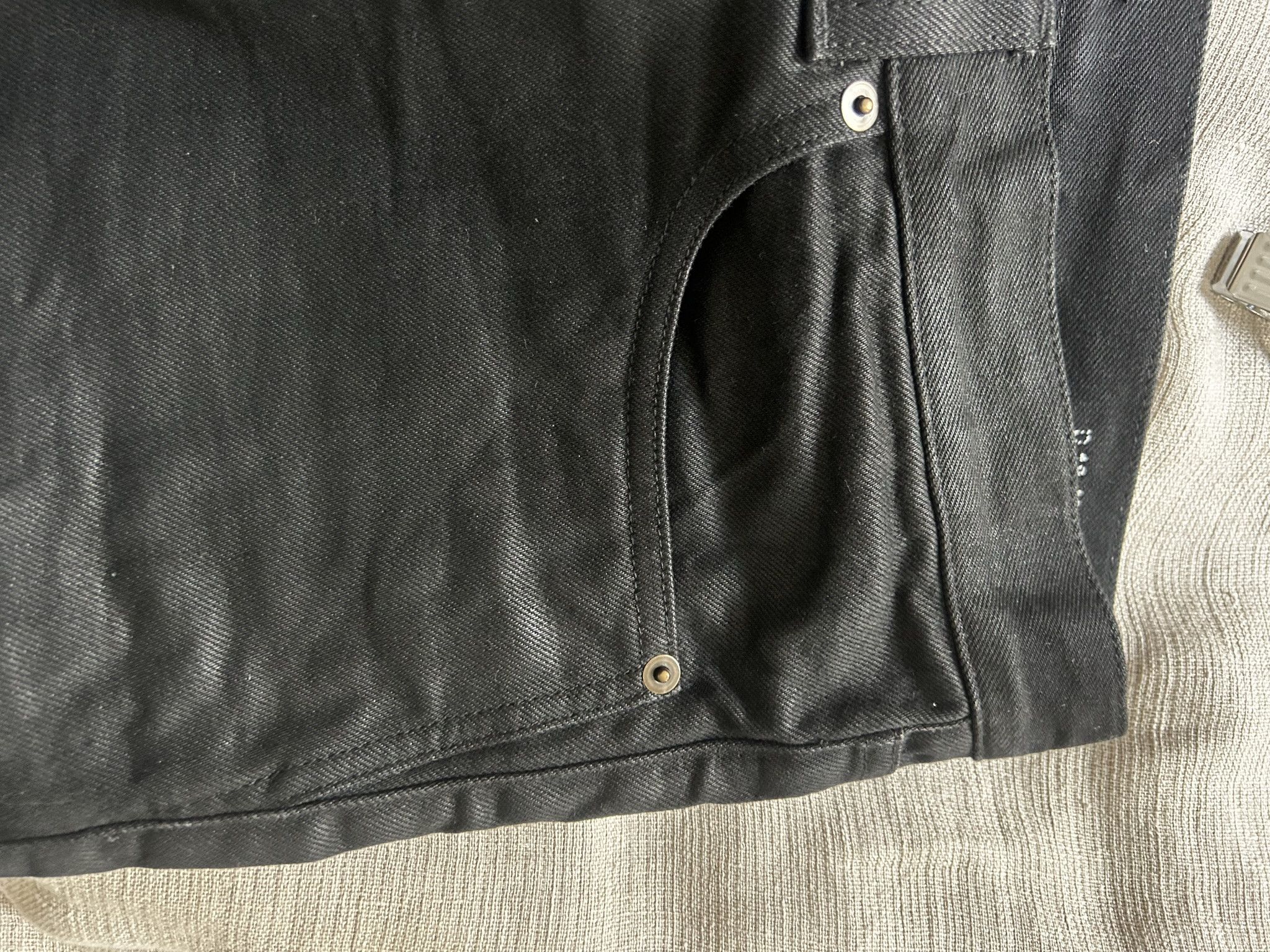Saint Laurent Paris Saint Laurent waxed slim jeans Size US 32 / EU 48 - 13 Thumbnail