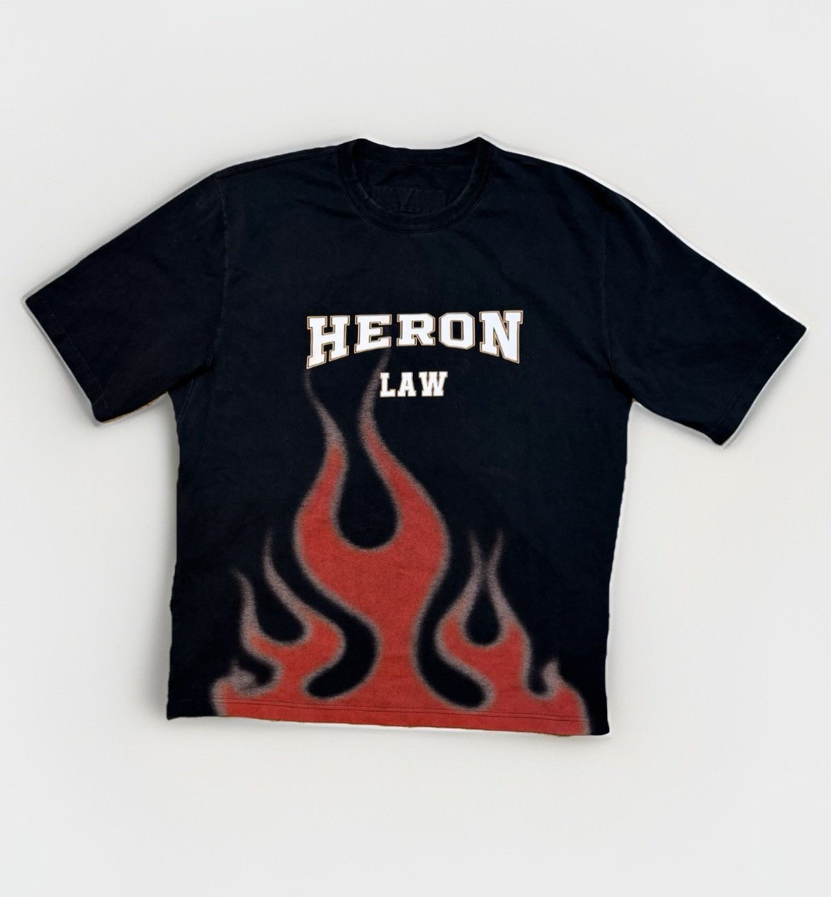Heron Preston Heron Preston Law Flames T-Shirt Size US XXL / EU 58 / 5 - 1 Thumbnail