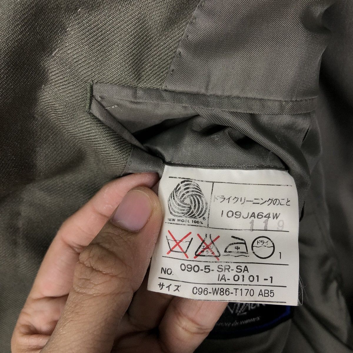 Yves Saint Laurent 🔥Rich Grey - Double Breast Coats Jacket Japan Made Size US M / EU 48-50 / 2 - 13 Thumbnail