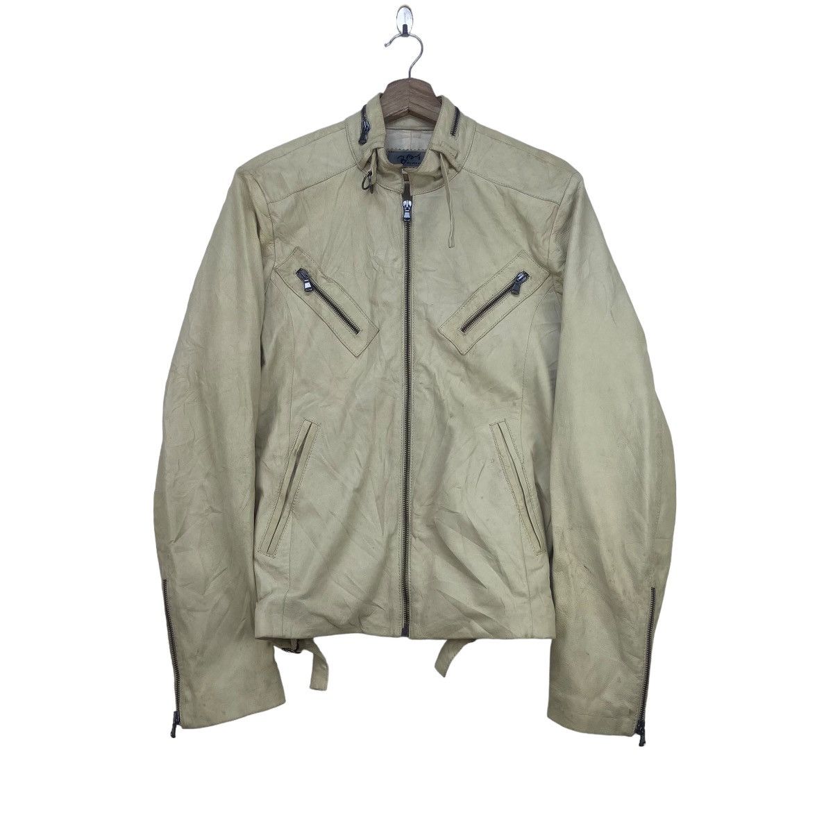 Made in Italy Bray Steve Alan Biker Leather Jacket