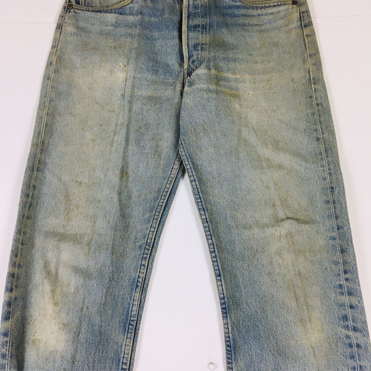 Levi's Vintage Levi’s 501 Distress Made in USA Size US 34 / EU 50 - 3 Thumbnail