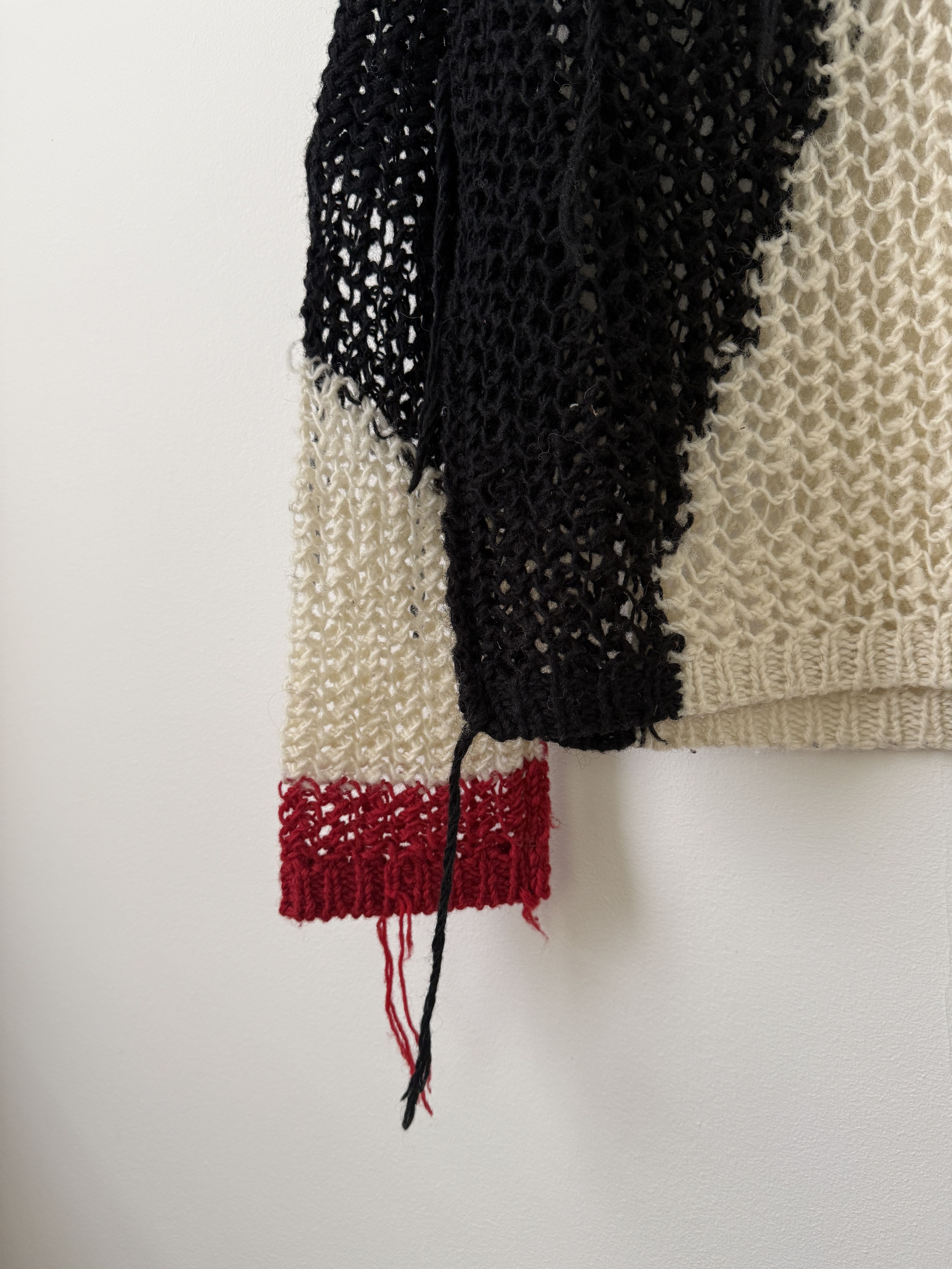 Blackmeans Ono Yukinori Distressed Knitted Sweater Size US M / EU 48-50 / 2 - 6 Thumbnail
