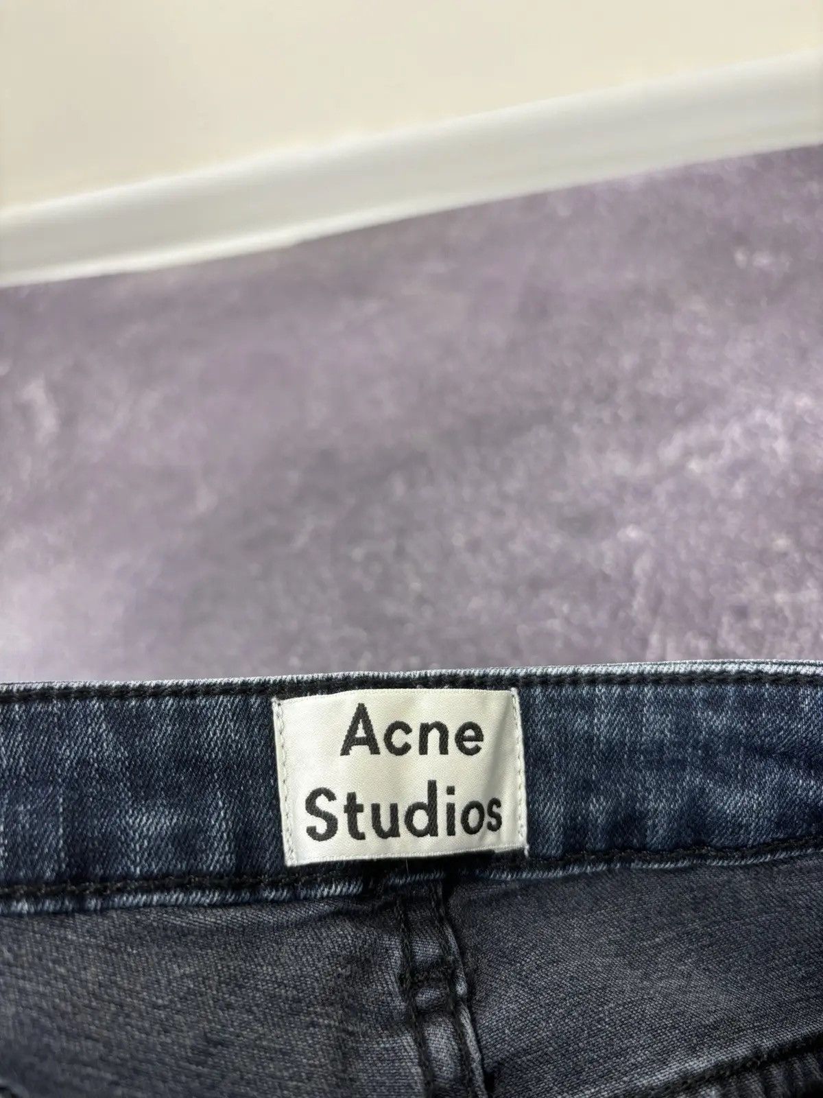 Acne Studios Acne Studios Skin 5 Deep Women’s Navy Denim Luxury Jeans Size 28" / US 6 / IT 42 - 6 Thumbnail