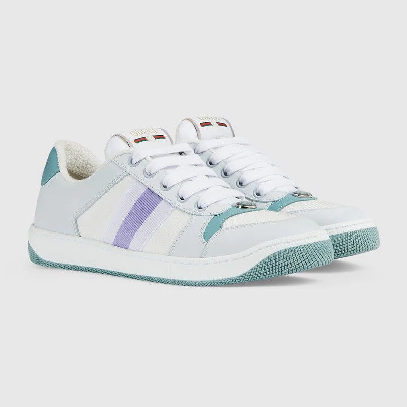 Gucci o1s1wg110225 Women's Screener Sneakers in Multicolor Size US 6.5 / IT 36.5 - 3 Thumbnail