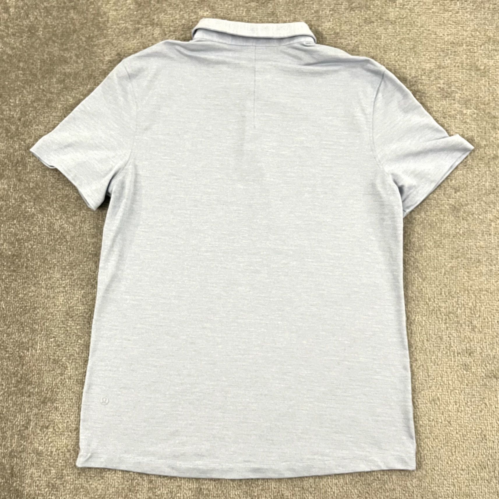Lululemon LULULEMON Shirt Large Light Blue Performance Golf Sport Preppy Stretch Mens Size US L / EU 52-54 / 3 - 2 Thumbnail