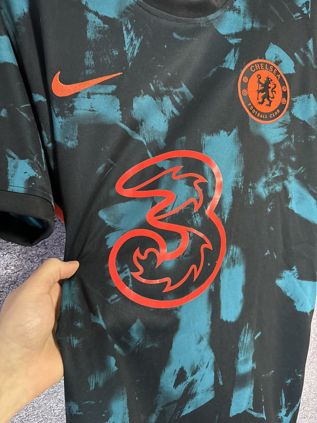 Chelsea Soccer × Nike × Vintage LUKAKU Vintage Chelsea 2021/22 Nike Jersey blokcore Size US L / EU 52-54 / 3 - 10 Thumbnail
