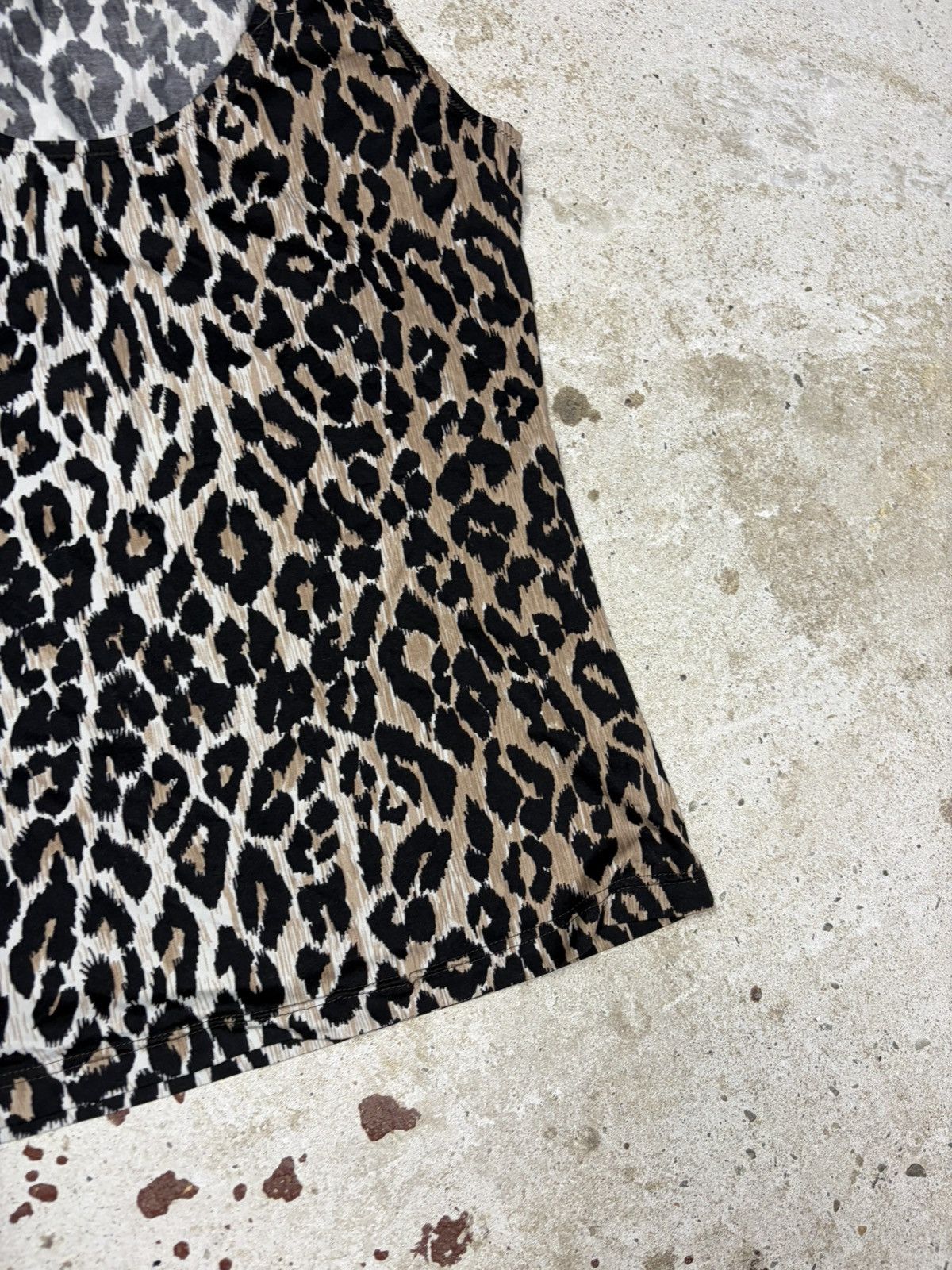 Dolce & Gabbana Vintage 2000s Dolce & Gabbana Underwear Leopard Print Tank Size S / US 4 / IT 40 - 8 Thumbnail