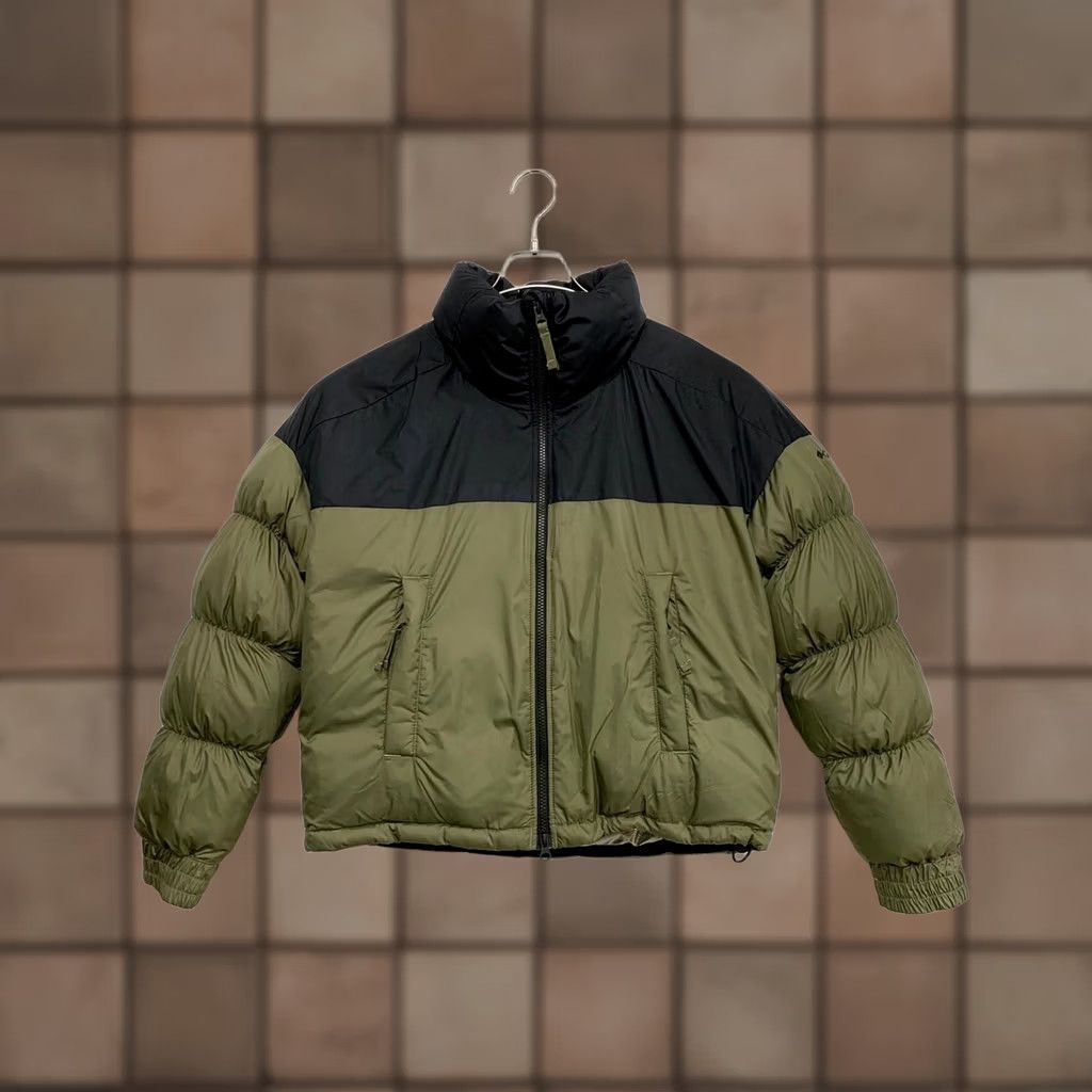Olive Columbia Puffer Jacket Men M Olive x black 222WL0141 Jacket Size US M / EU 48-50 / 2 - 1 Thumbnail