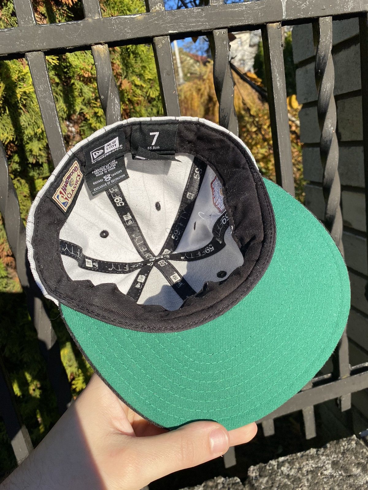NBA × New Era New Era Chicago Bulls Windy City Cap White Hardwood Classics Size ONE SIZE - 10 Thumbnail
