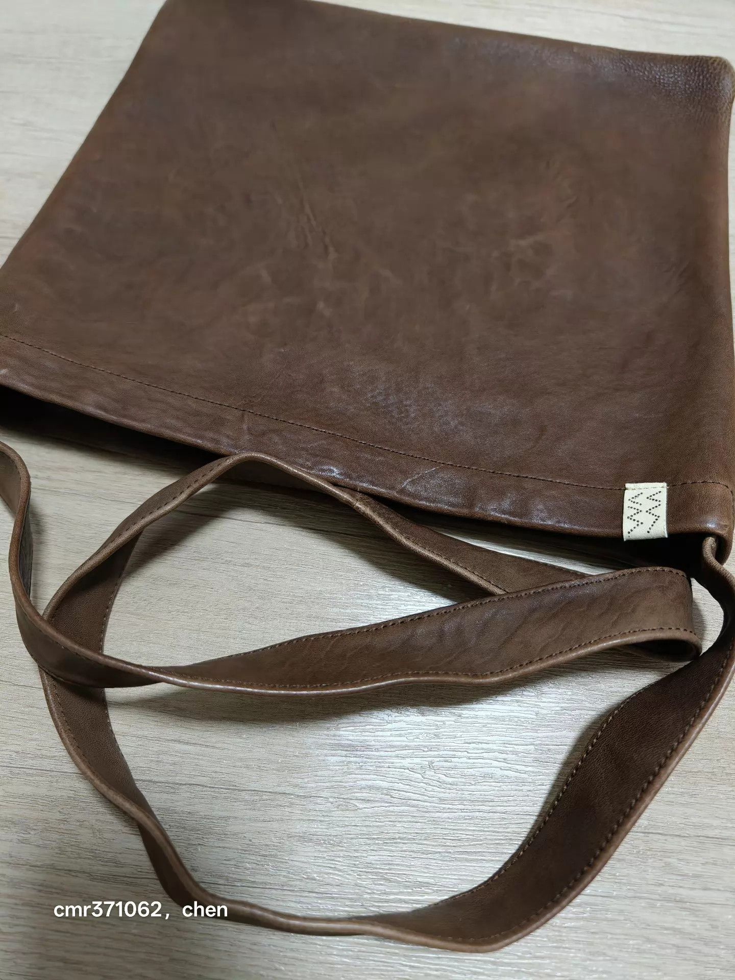 Visvim VISVIM 24AW DMGD Leather Musette Bag Brown 34x32cm Size 34 - 8 Thumbnail
