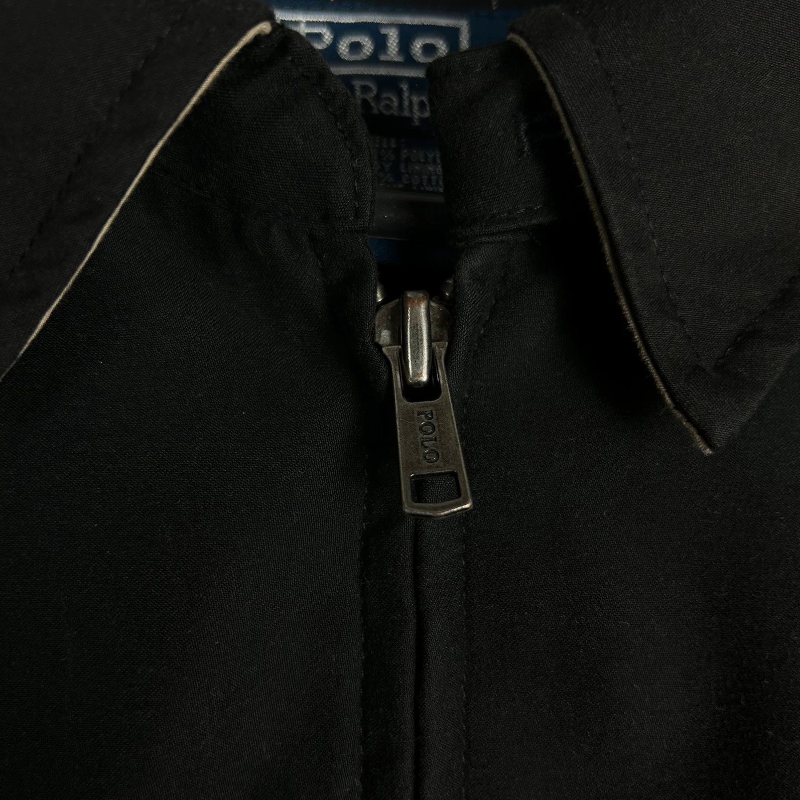 Designer × Polo Ralph Lauren × Ralph Lauren Polo Ralph Lauren harington jacket mini logo zip black Size US XXL / EU 58 / 5 - 6 Thumbnail