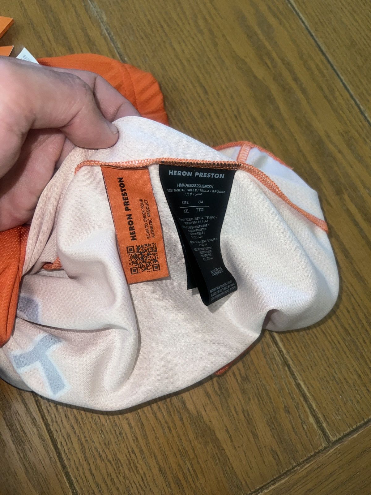 Heron Preston Heron Preston Cycling Team Jersey Size US XXL / EU 58 / 5 - 4 Thumbnail