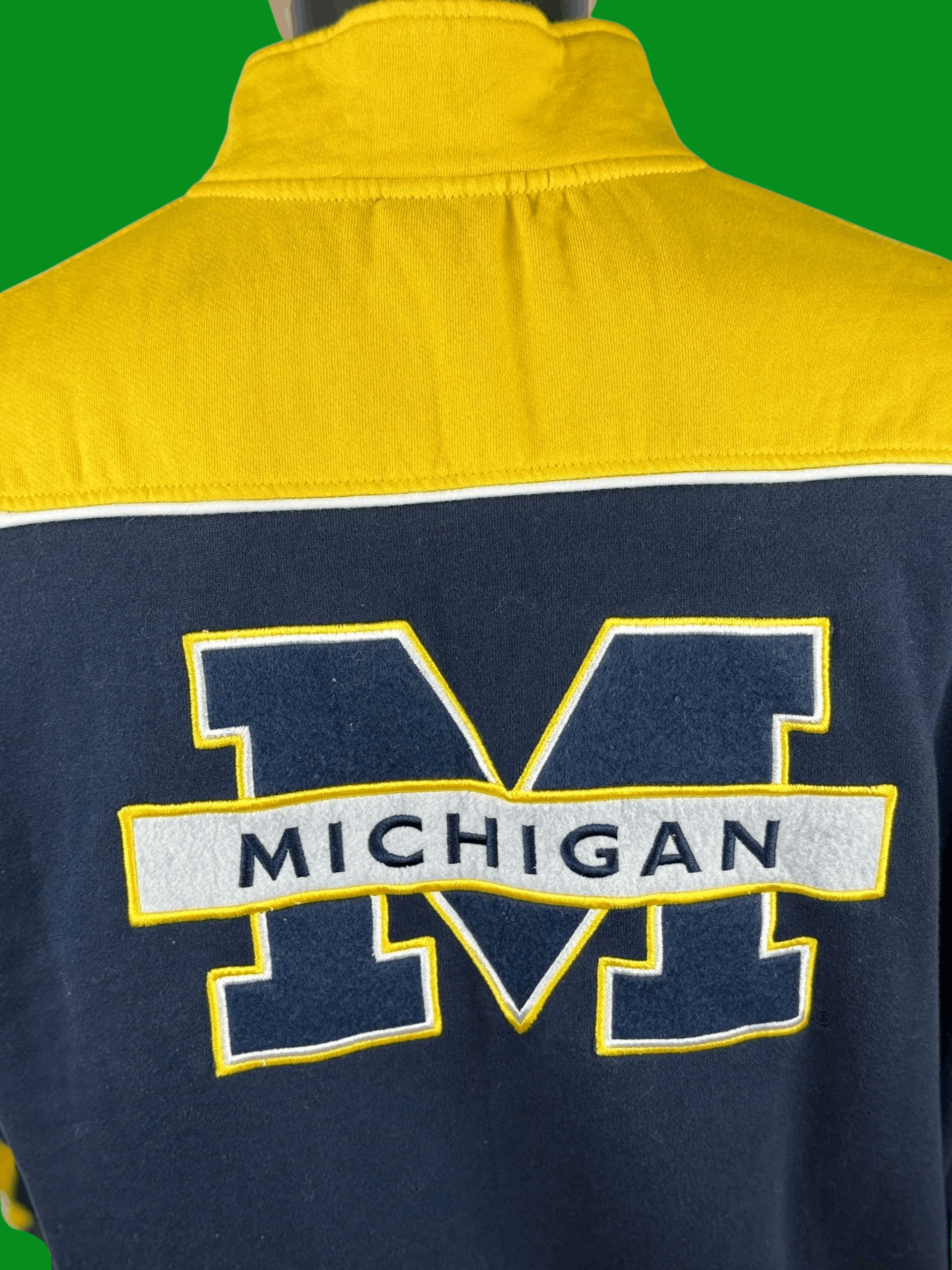 Colosseum Athletics VTG Colosseum University of Michigan Quarter-Zip Dual-Sided Size US L / EU 52-54 / 3 - 3 Thumbnail