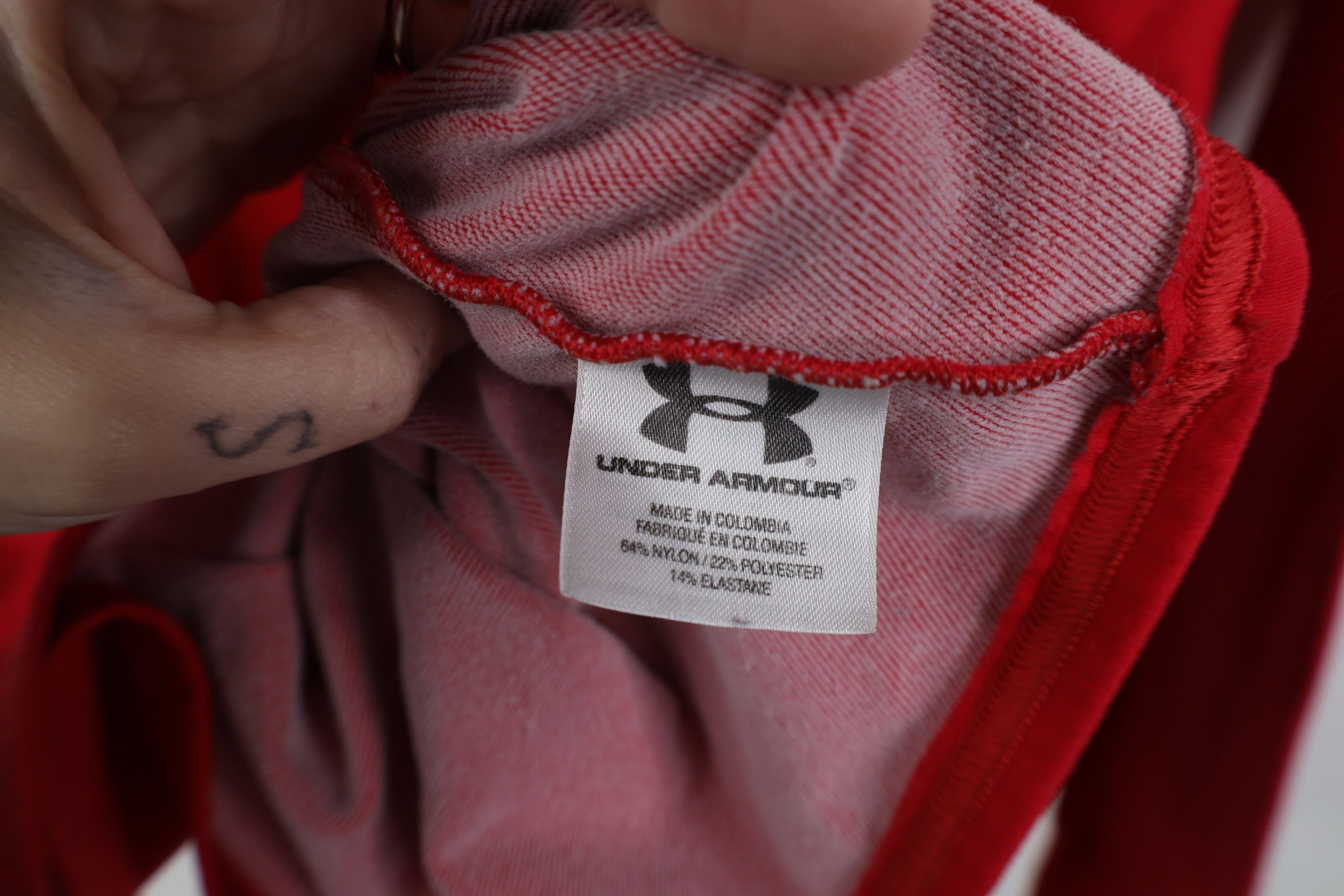 Under Armour Vintage Under Armour Mock Neck Long Sleeve T-Shirt Red Size US XL / EU 56 / 4 - 9 Thumbnail