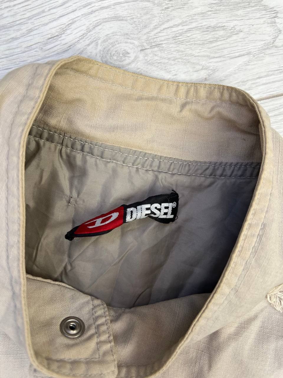 Diesel × Vintage Rare Vintage By Diesel Linen Oversize Cowboy Western Jacket Size US L / EU 52-54 / 3 - 10 Thumbnail