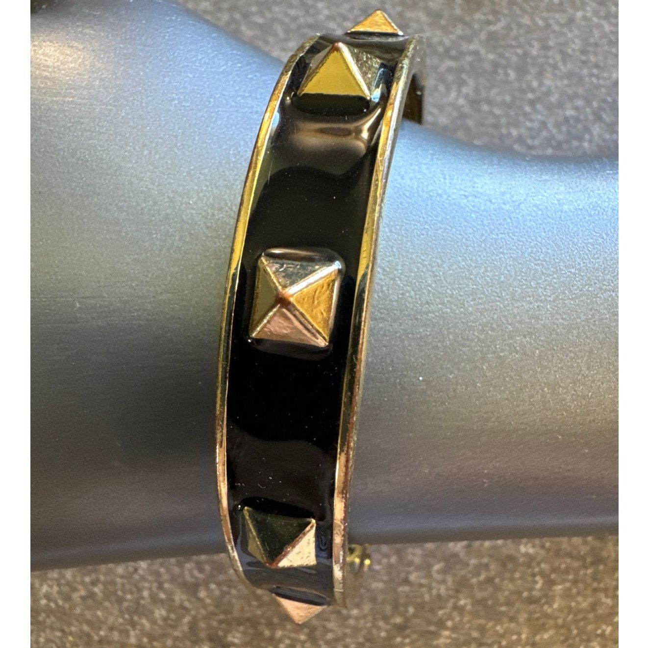 Other Black and Gold Spike Bangle Bracelet Size ONE SIZE - 1 Thumbnail