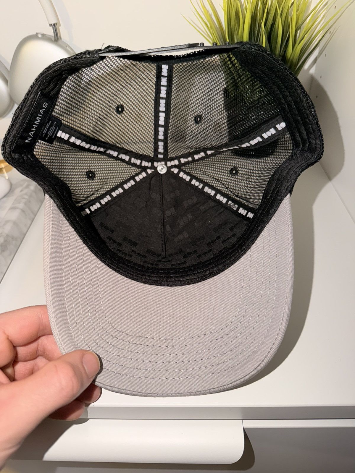 Nahmias Summerland Trucker Hat Grey Size ONE SIZE - 5 Thumbnail