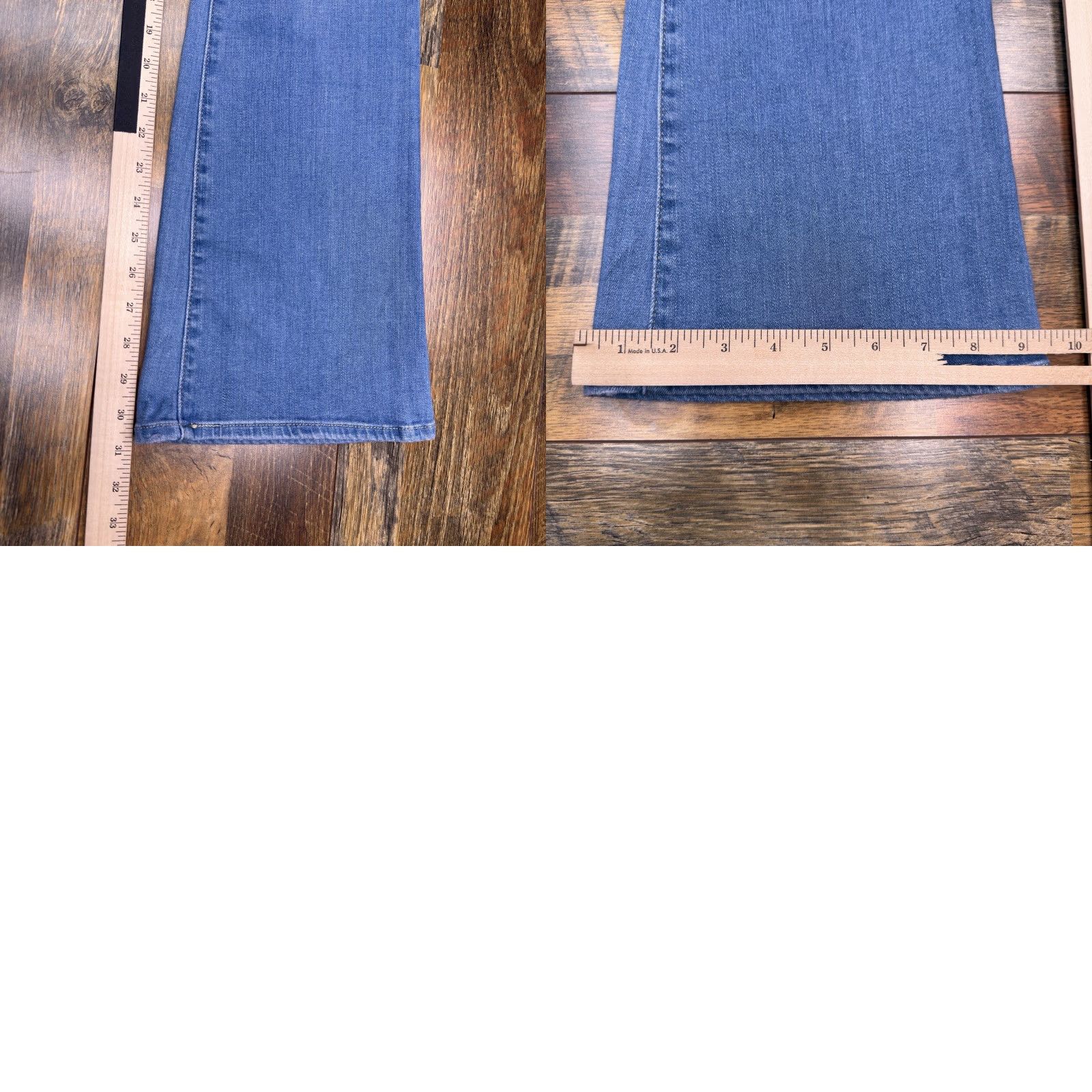 Levi's Levi's 726 Jeans Womens 25 Mid Rise Stretch Flared Denim Blue 32 Inseam Size 42" / US 20 - 10 Thumbnail