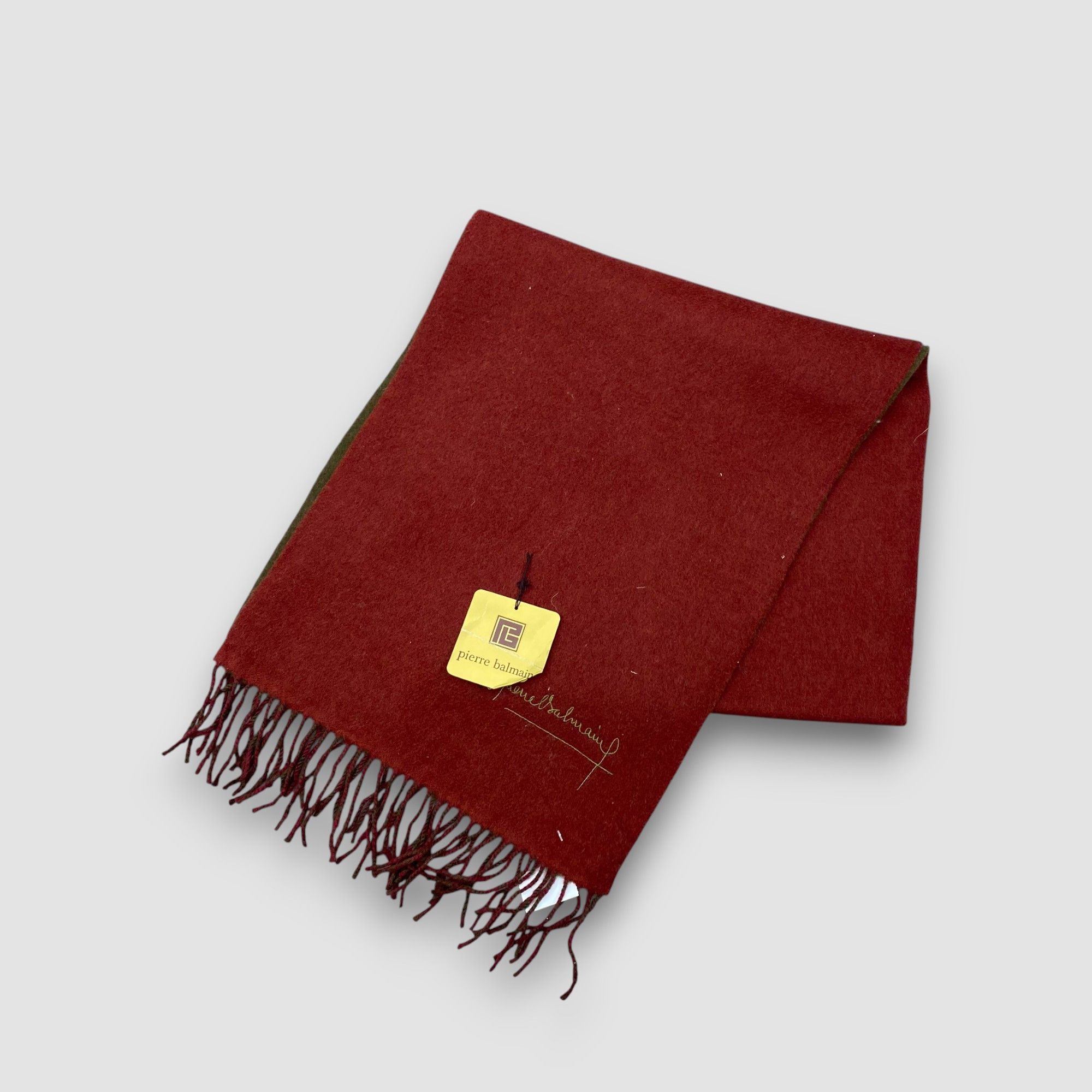 Pierre Balmain NWT Vintage Pierre Balmain Scarf Muffler Wool Winter Scarves Size ONE SIZE - 4 Thumbnail