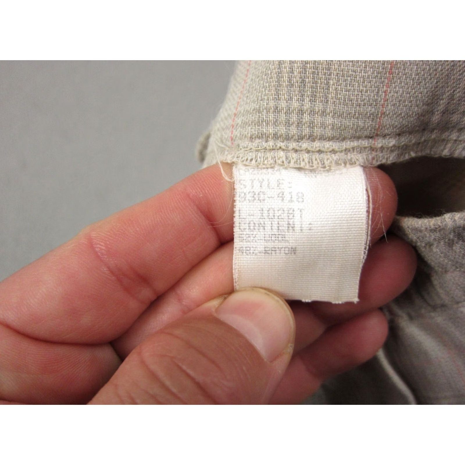 Vintage VINTAGE Tail Shorts Womens 8 Beige Plaid High Rise Pleated Wool Ladies 80s Mens? Size 30" / US 8 / IT 44 - 6 Thumbnail