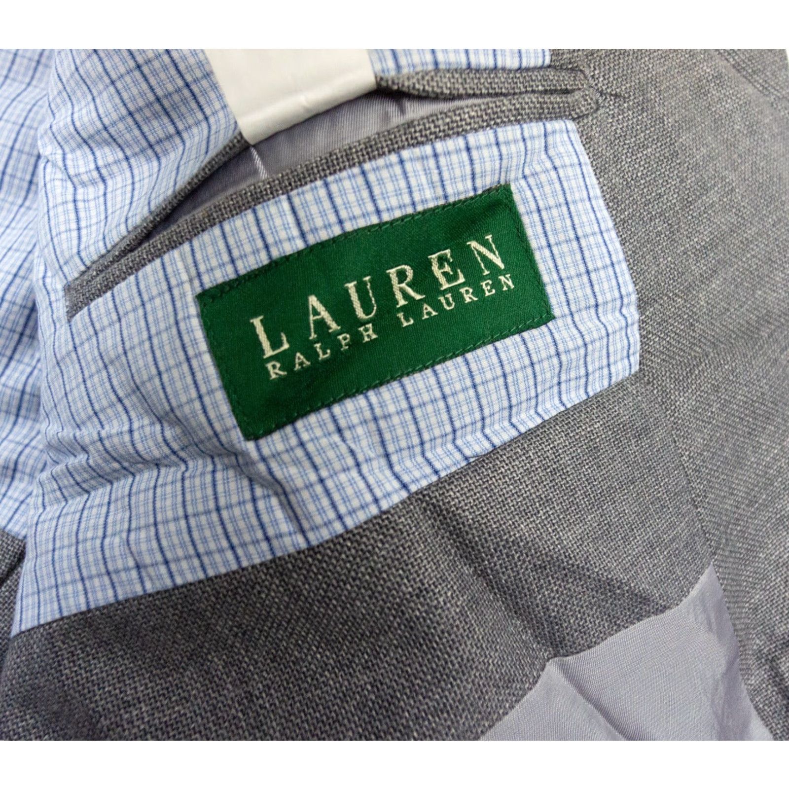 Ralph Lauren Lauren Ralph Lauren Blazer Men 44R Gray Tweed Jacket Preppy Style Mens Size 44R - 7 Thumbnail